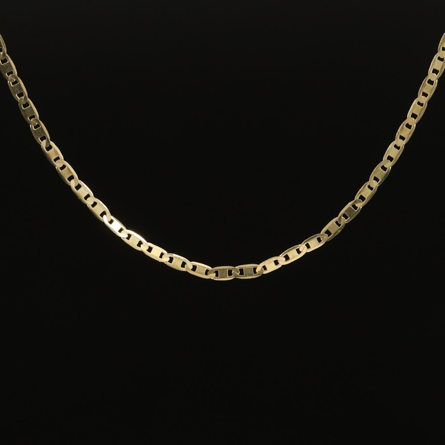 10K Mariner Chain Necklace