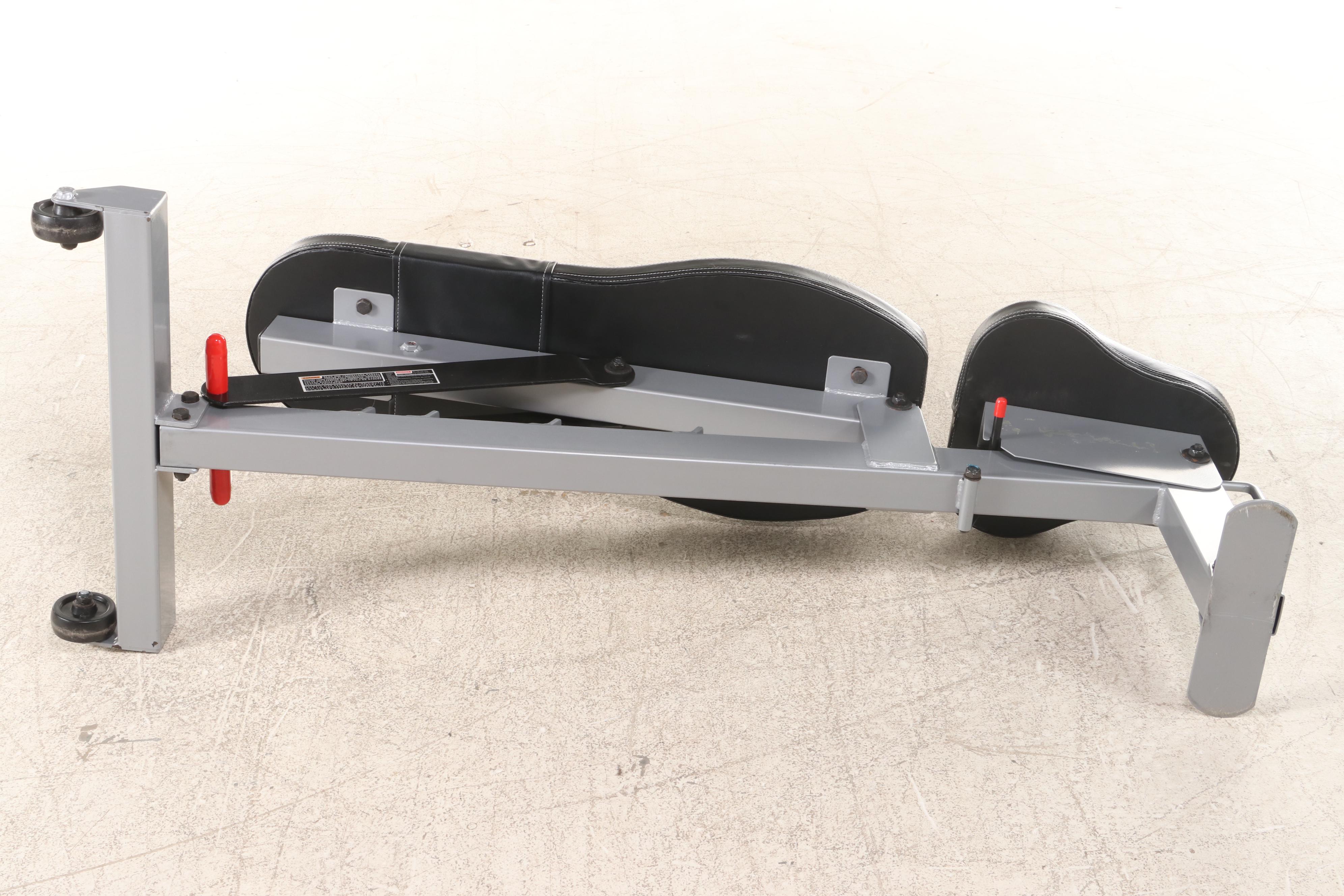 Fitness Equipment Featuring Power Block Portable Weigh Lifting Bench