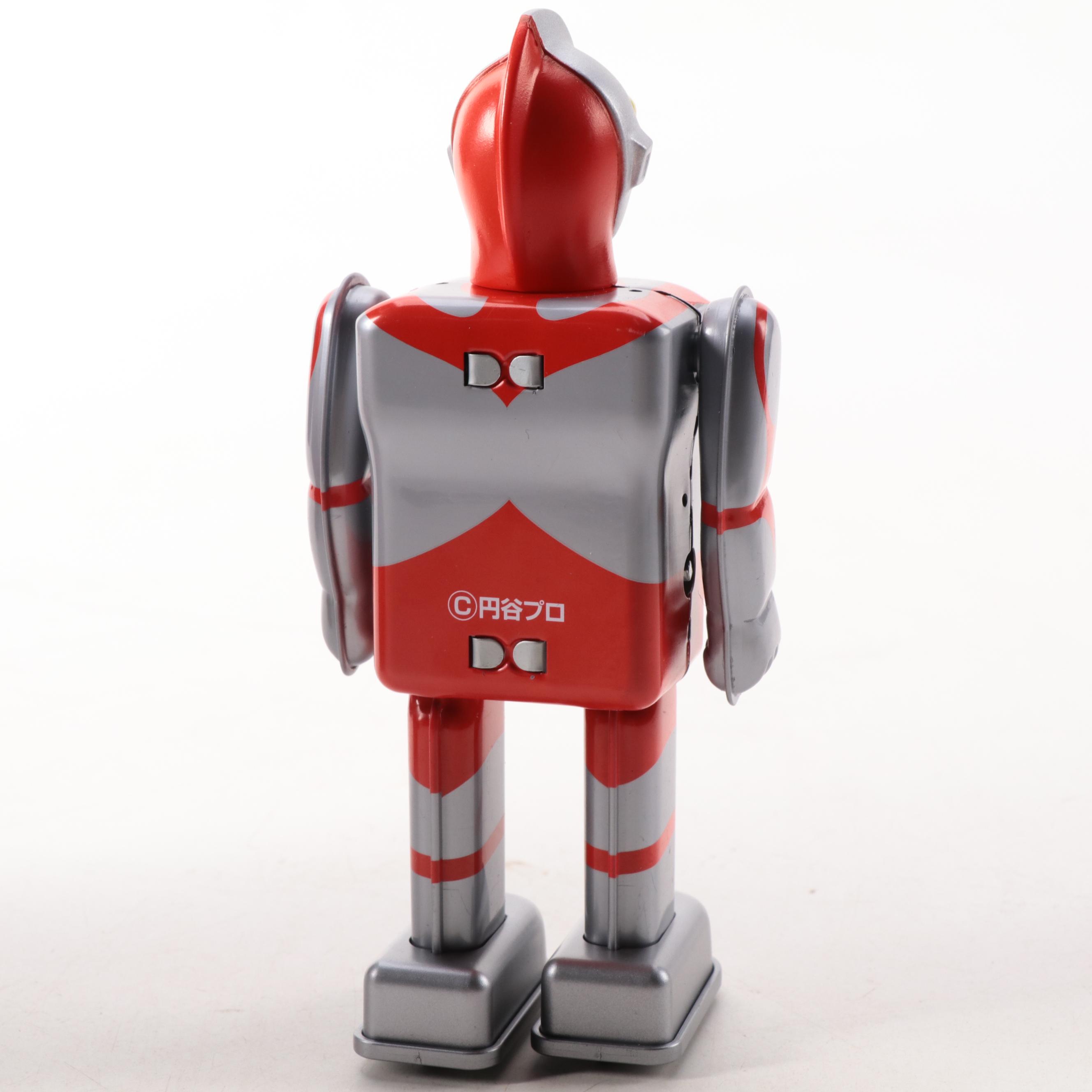 Ultraman Wind-Up Walking Tin Toy from TV Series "Ultraman," 1990s