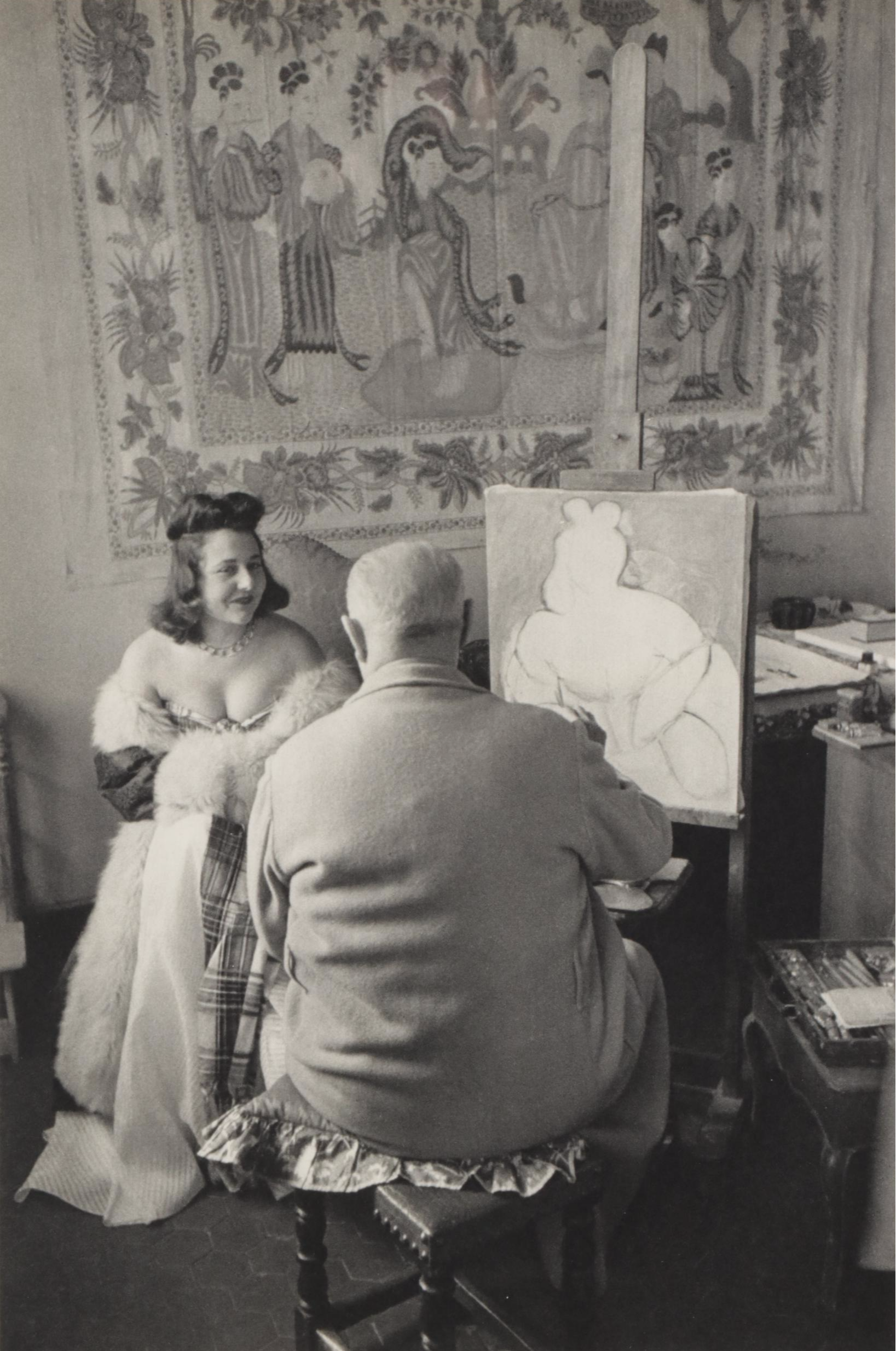 Henri Cartier-Bresson Rotogravure "Matisse in Vence" From "The Decisive Moment"
