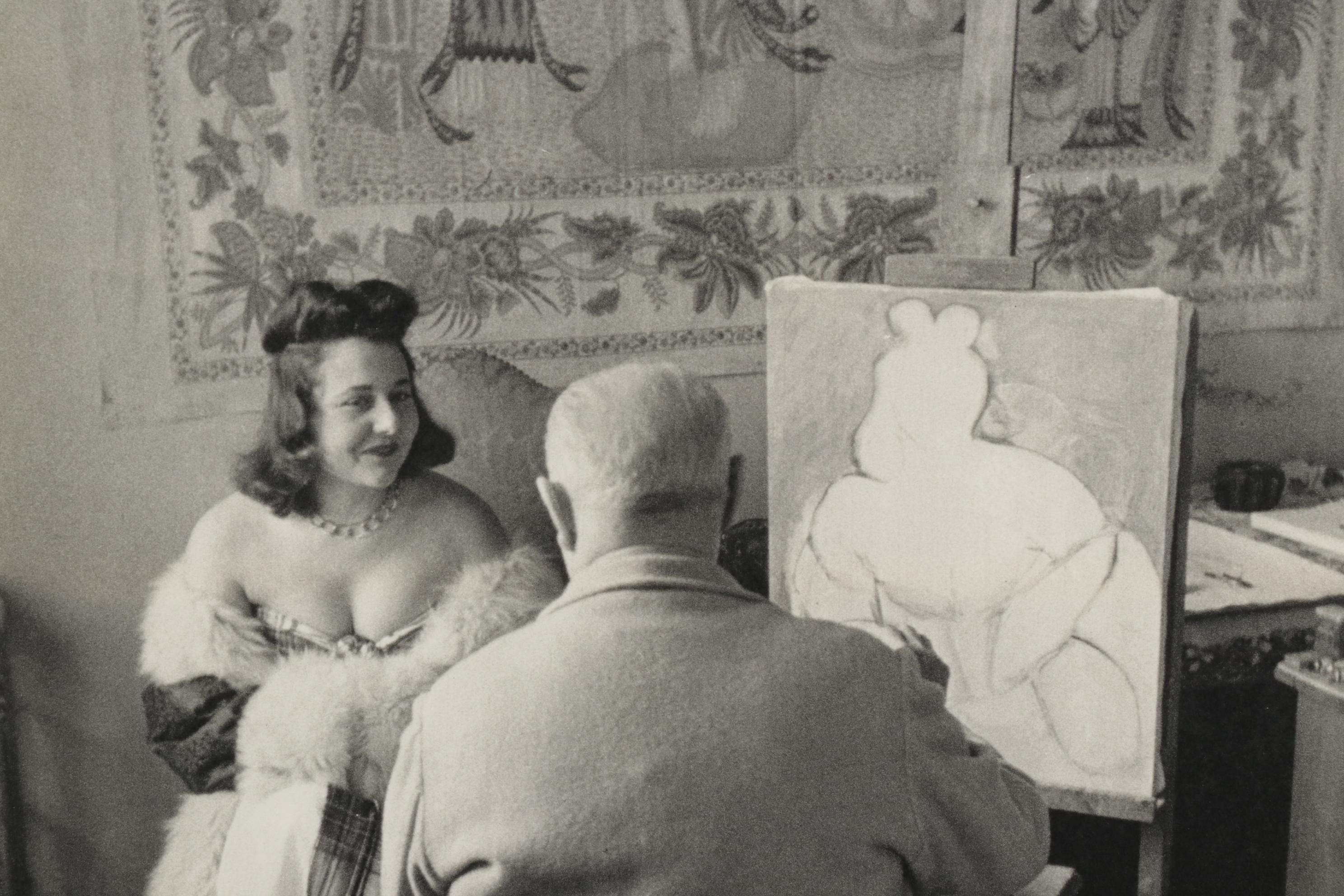 Henri Cartier-Bresson Rotogravure "Matisse in Vence" From "The Decisive Moment"