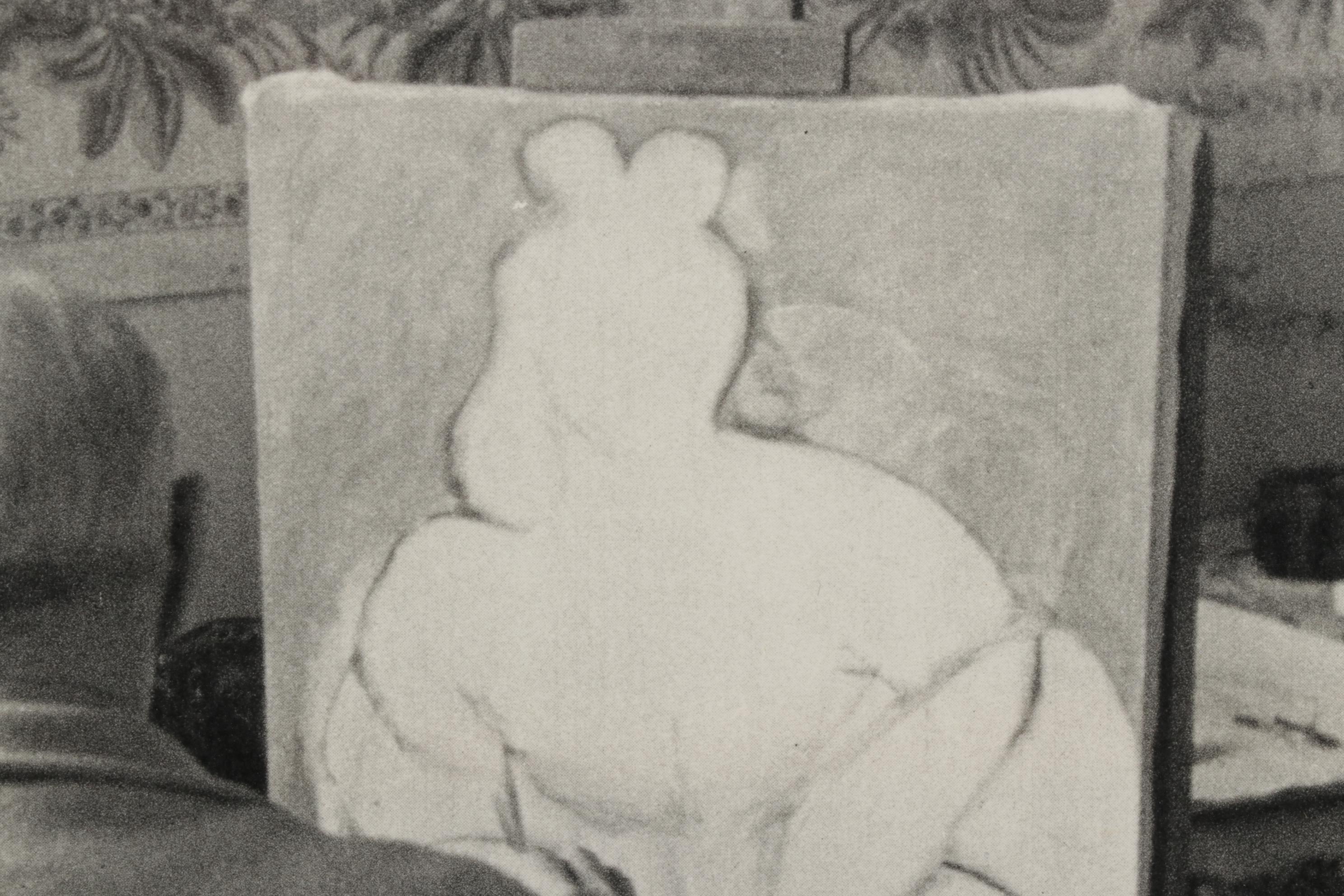 Henri Cartier-Bresson Rotogravure "Matisse in Vence" From "The Decisive Moment"