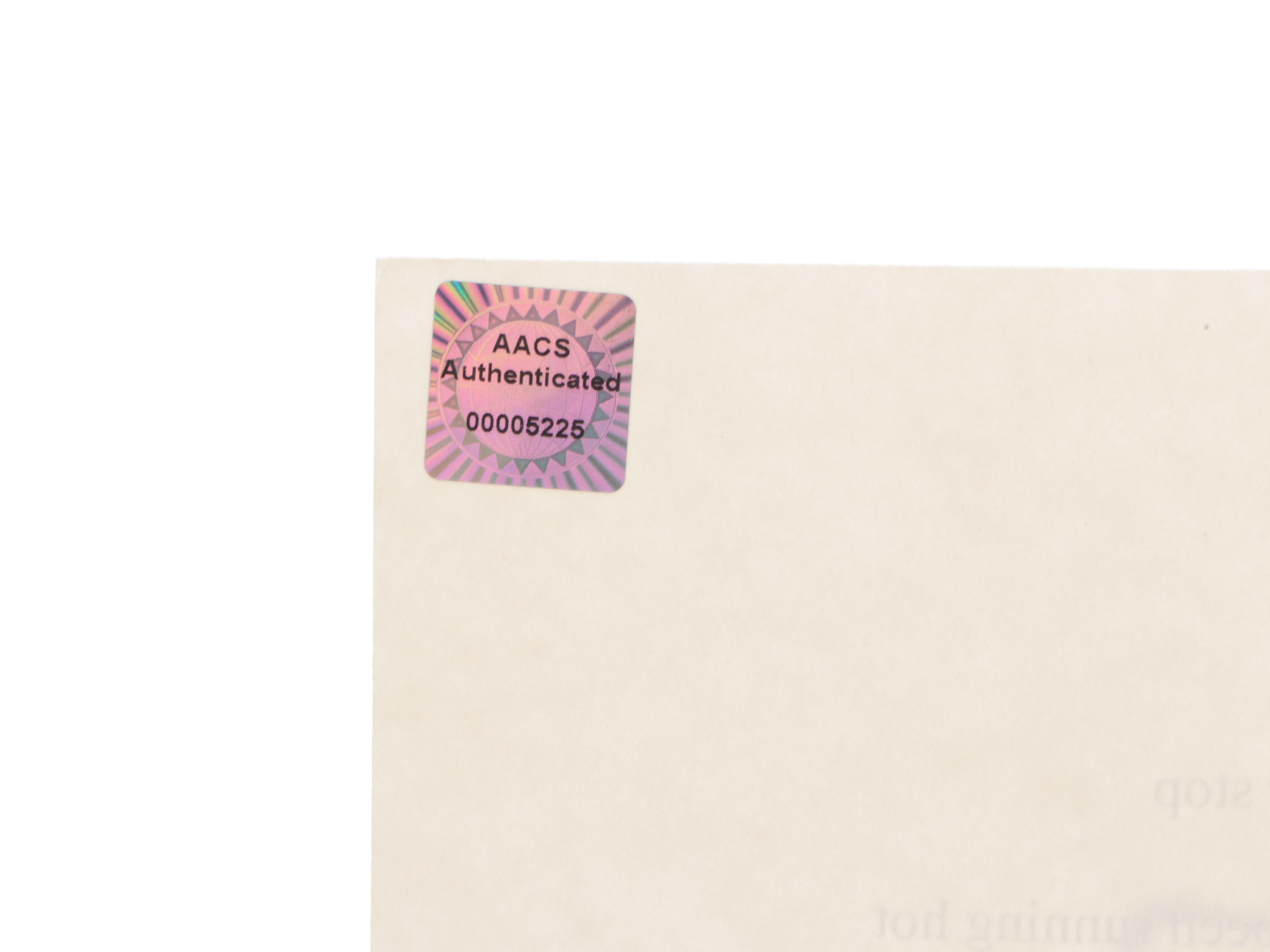 Mick Jagger Signed "Start Me Up" Lyric Sheet, Global COA