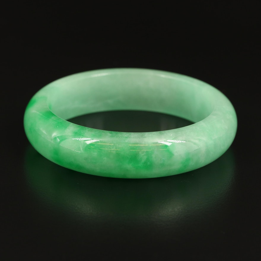 Jadeite Hololith Bangle