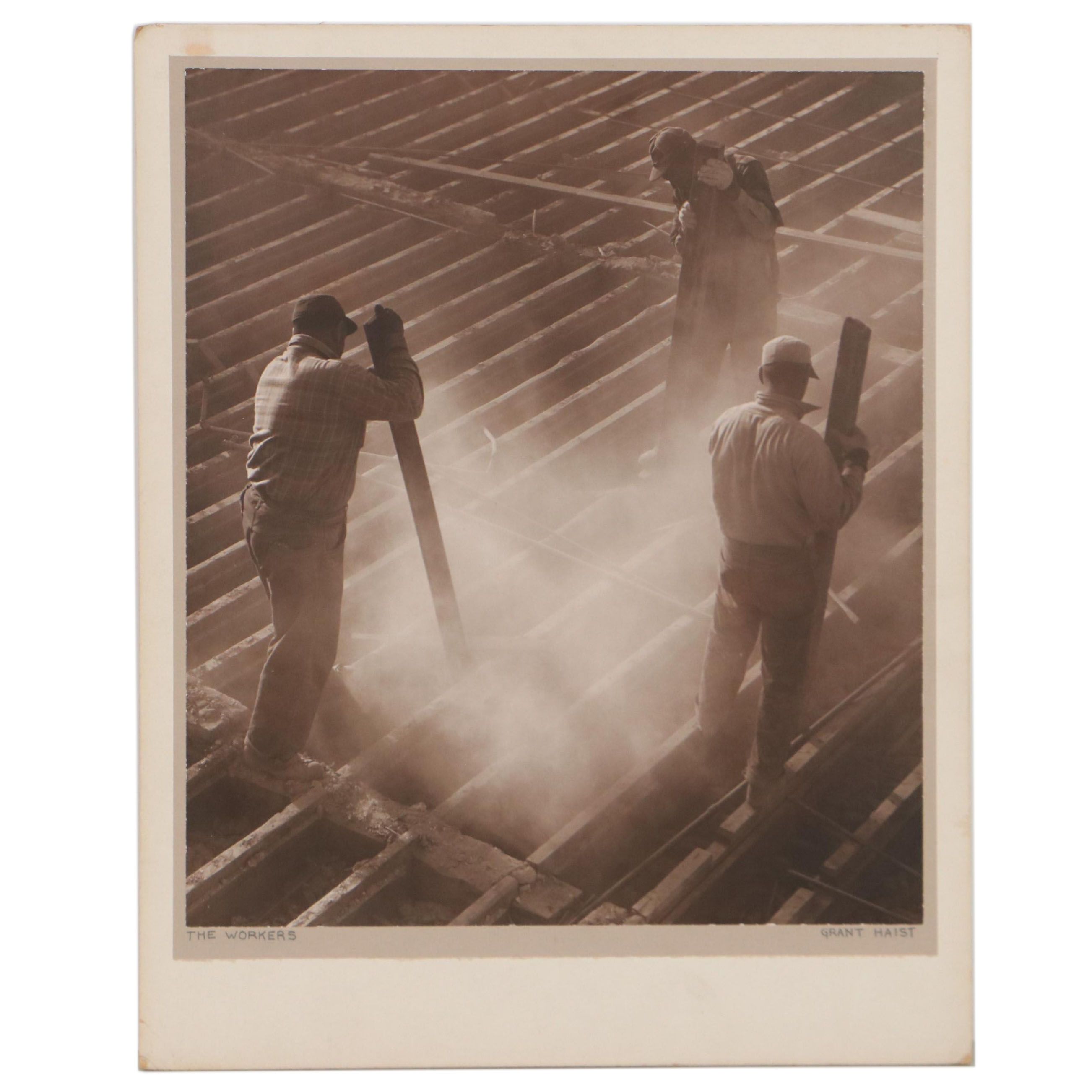 Grant Haist Silver Gelatin Photograph "The Workers"