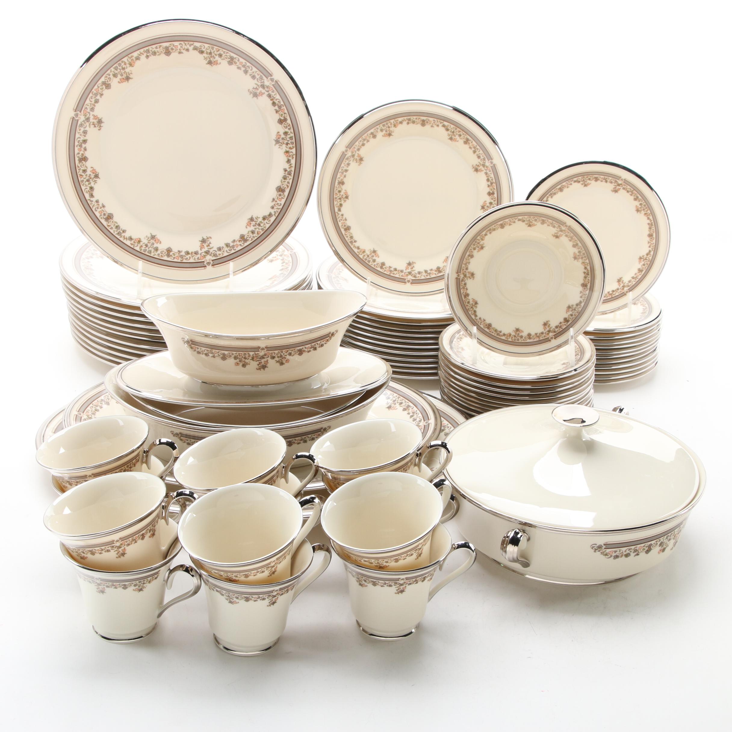 Lenox "Lace Point" Bone China Dinnerware and Serveware, 1978–1992