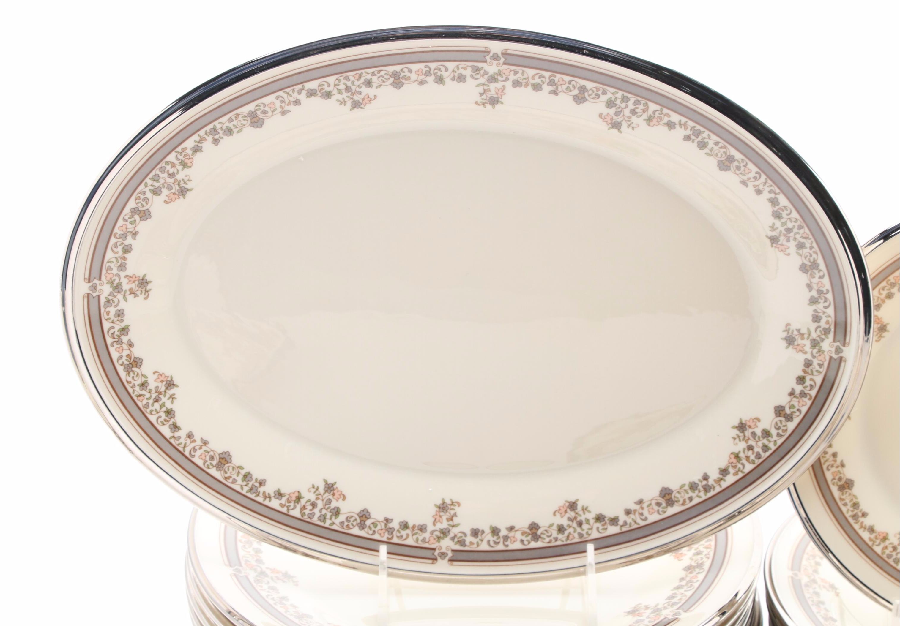 Lenox "Lace Point" Bone China Dinnerware and Serveware, 1978–1992