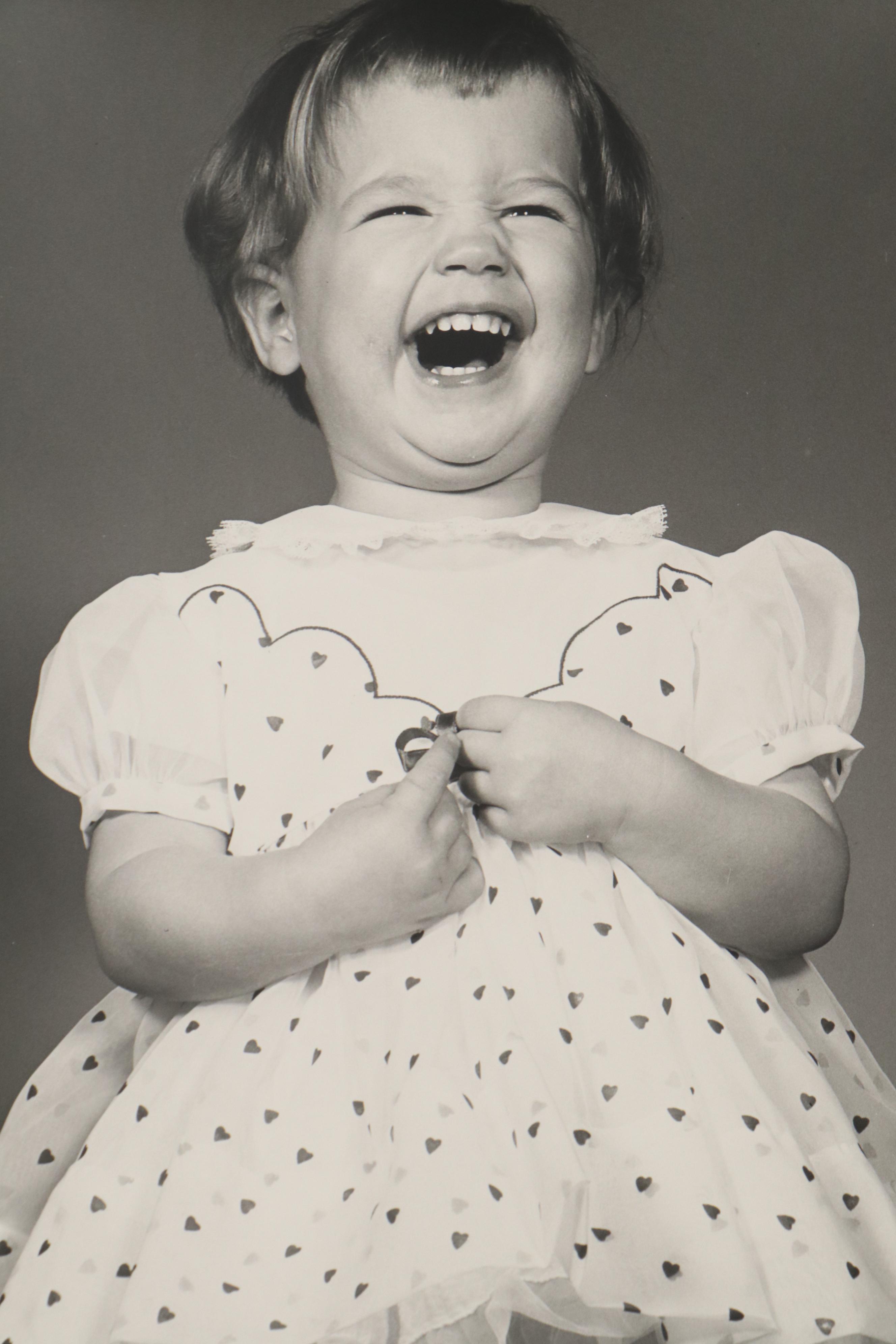 Grant Haist Silver Gelatin Photographs of a Kitten and Child