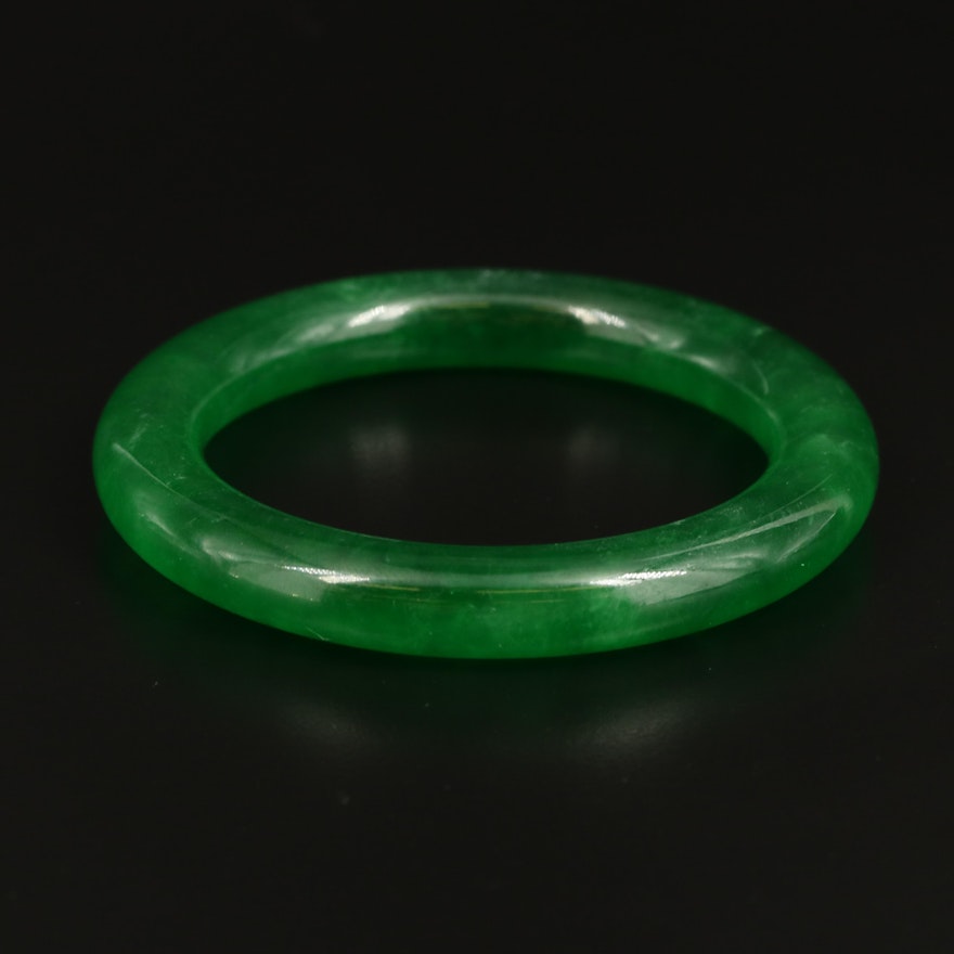 Jadeite Hololith Bangle