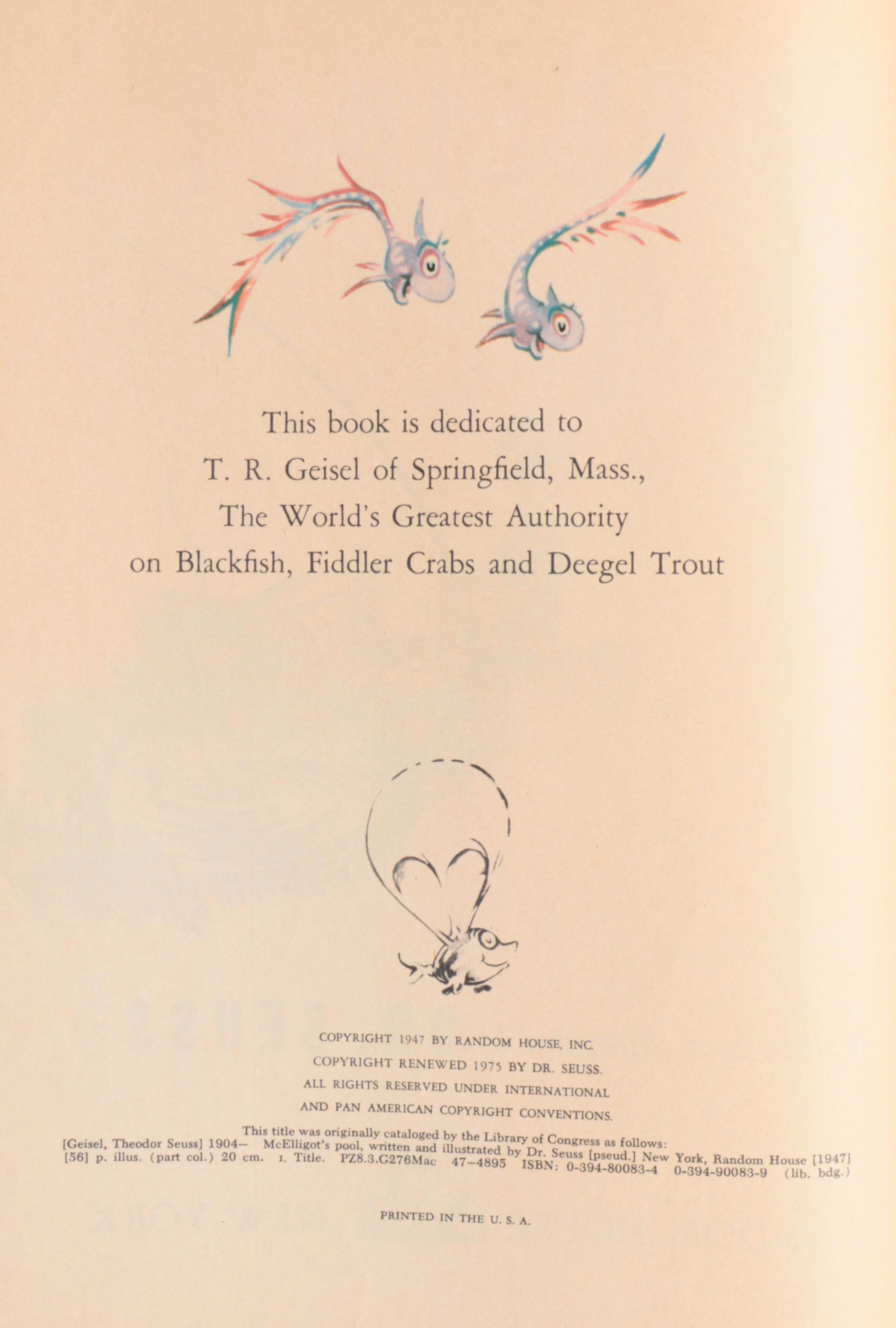 "Fox in Socks" by Dr. Seuss with Dr. Seuss and Other Children's Books