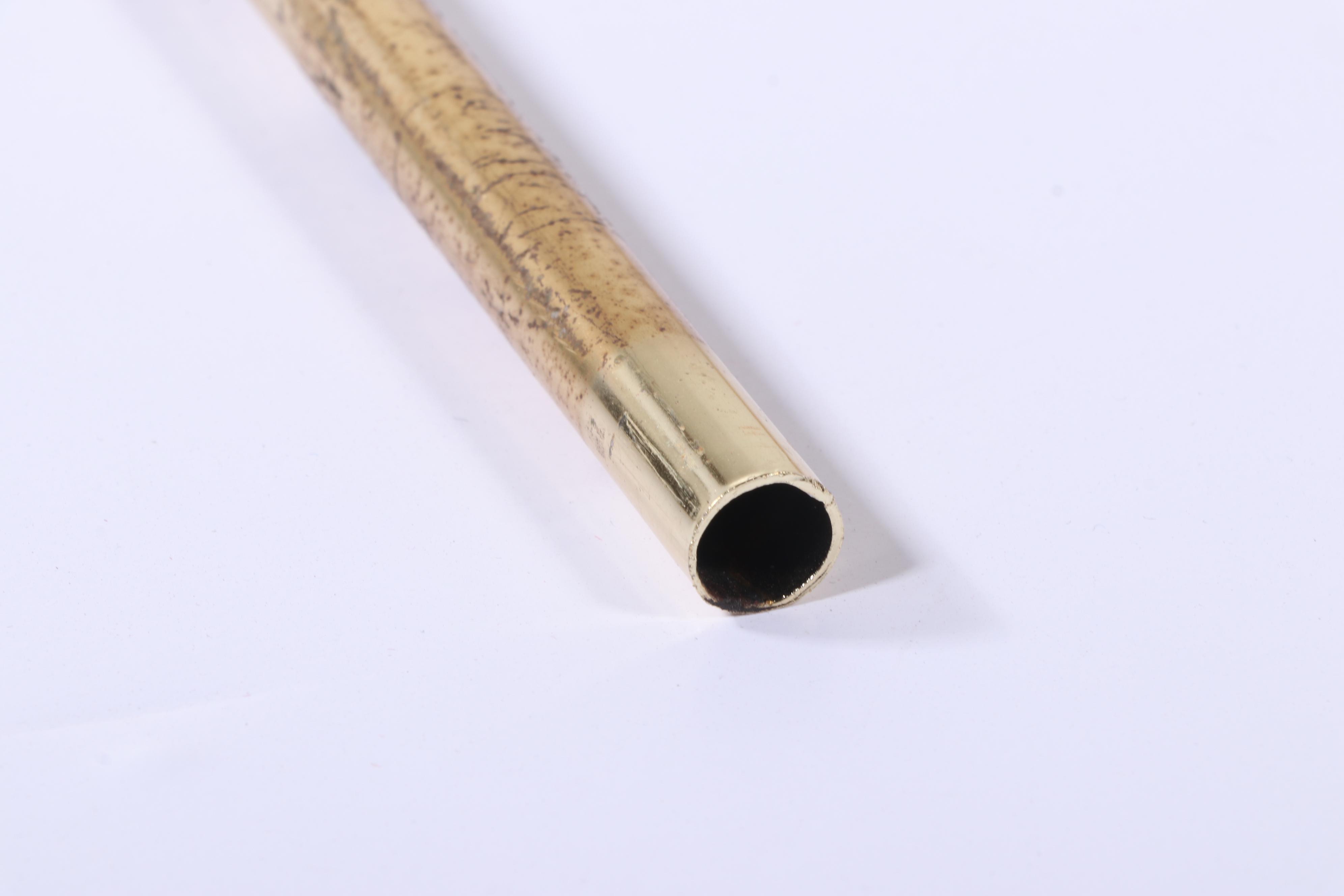 Pierced Plastic and Metal Tension Rod Peacock-Themed Room Divider