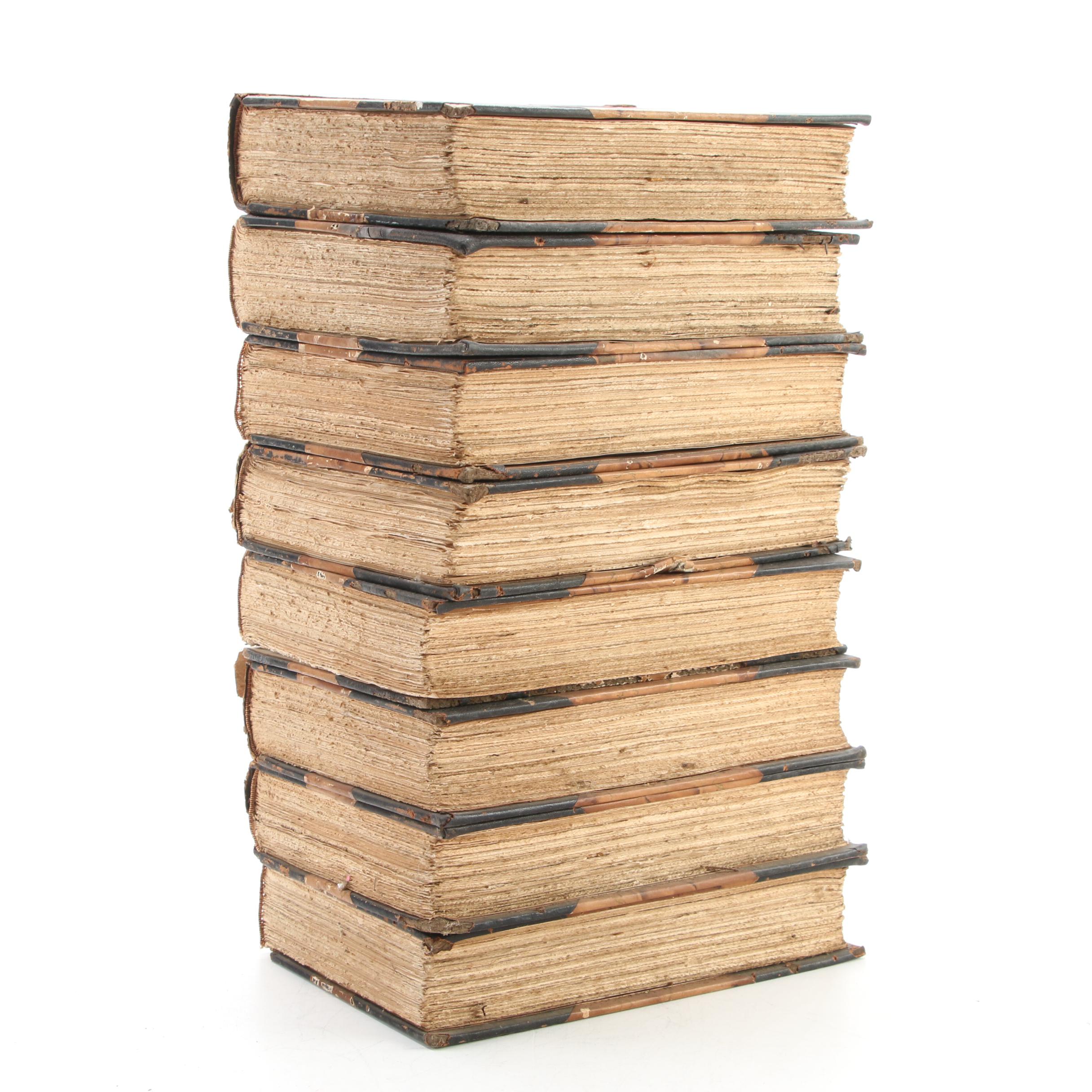 Limited Edition "The History of France" Eight-Volume Set, Late 19th Century