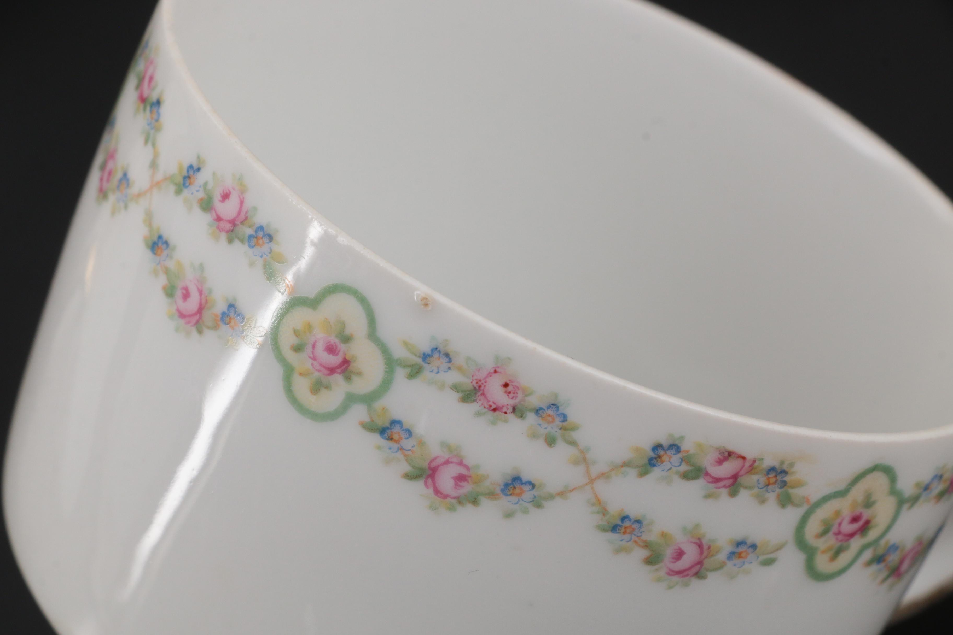 Moritz Zdekauer Rose Porcelain Dinnerware and Serving Pieces