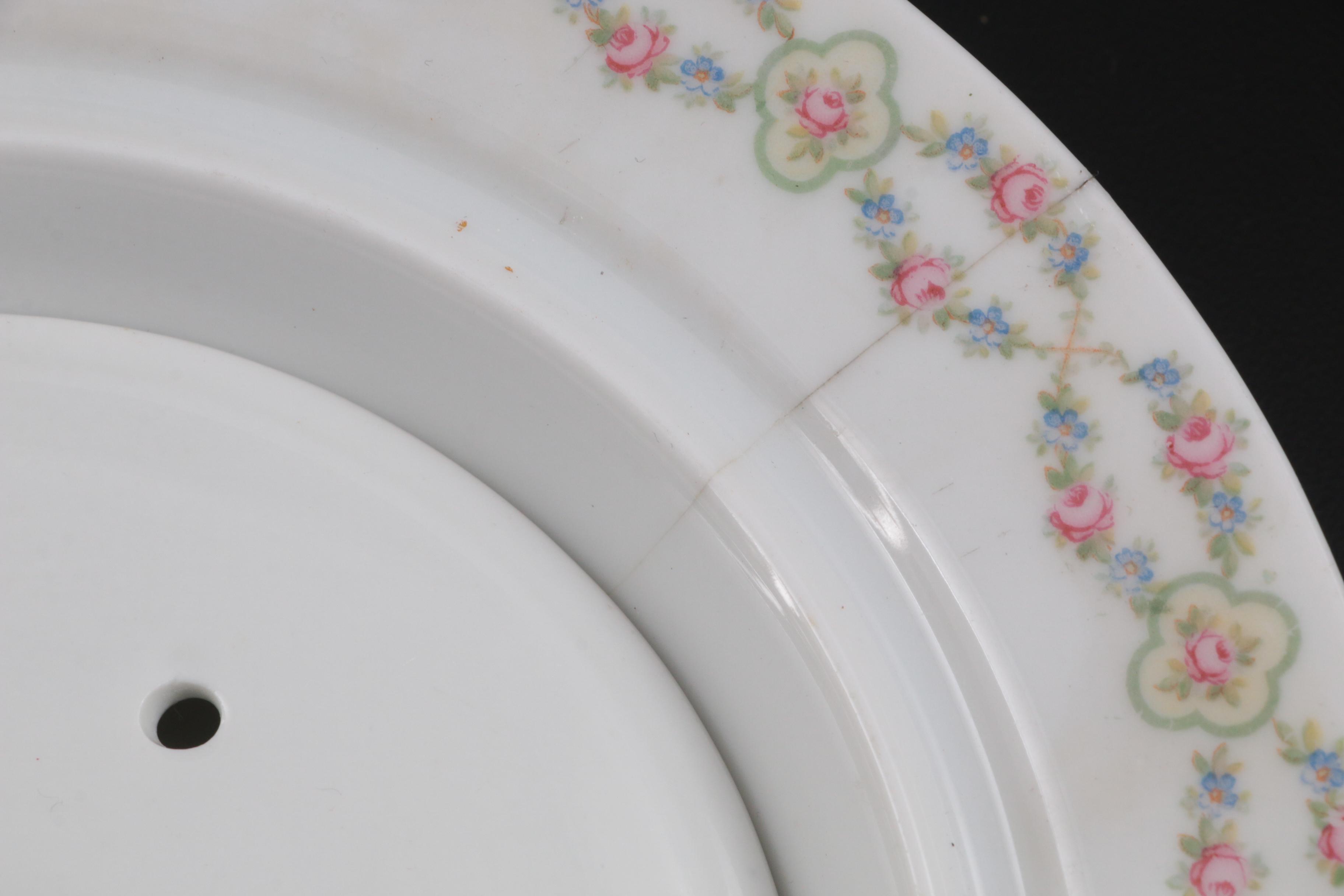 Moritz Zdekauer Rose Porcelain Dinnerware and Serving Pieces