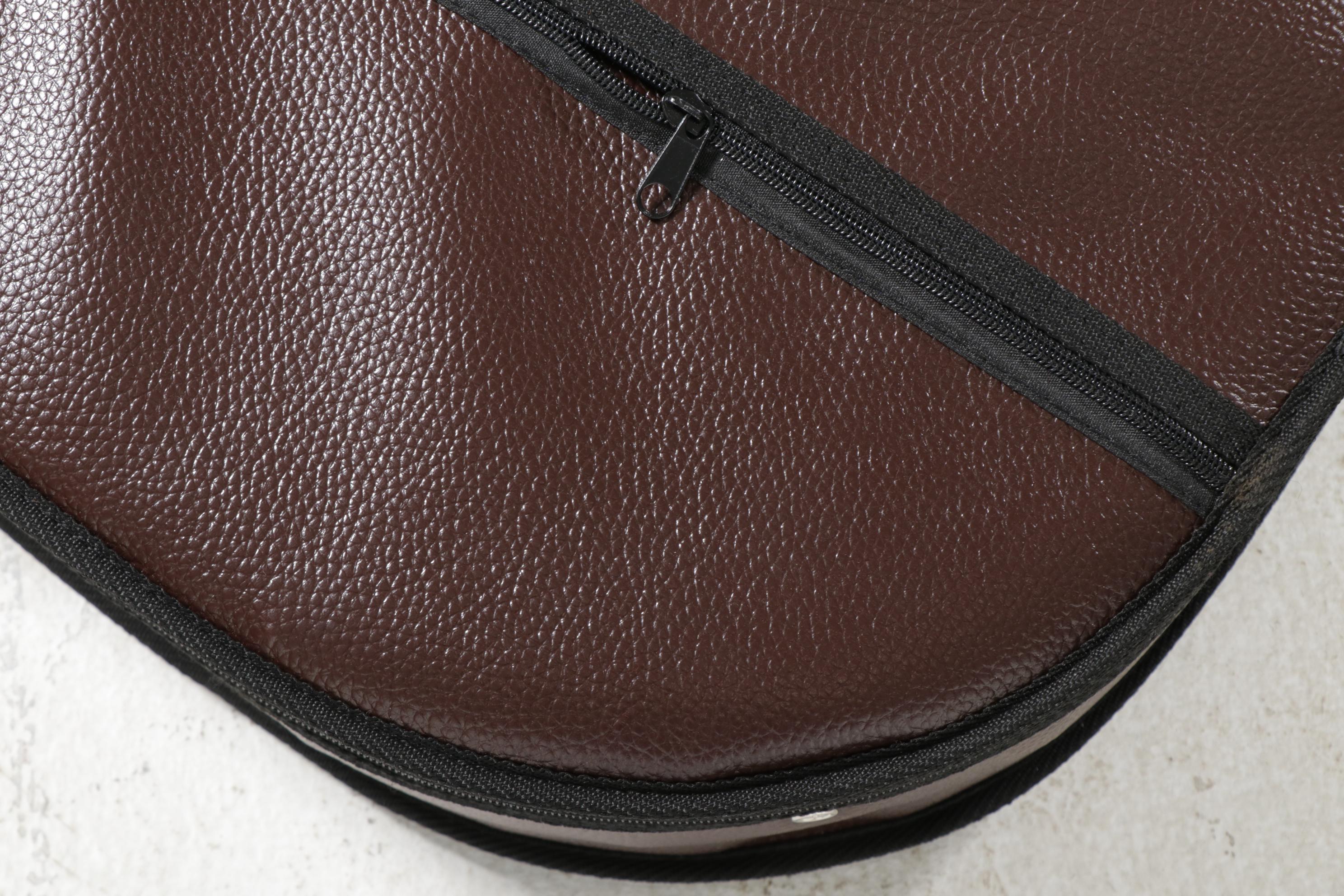 Esteban Limited Edition Coral Sun Steel String Cutaway Guitar With Carrying Case