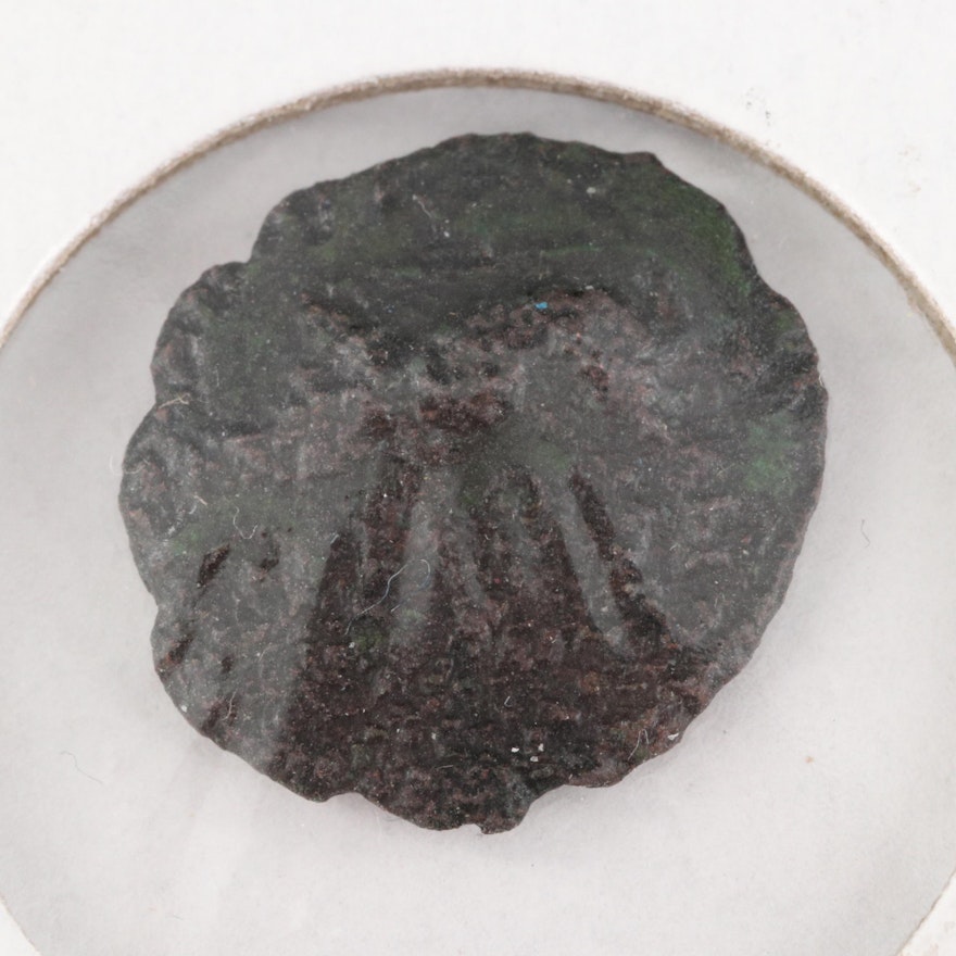 Ancient Celtic Bronze Coin