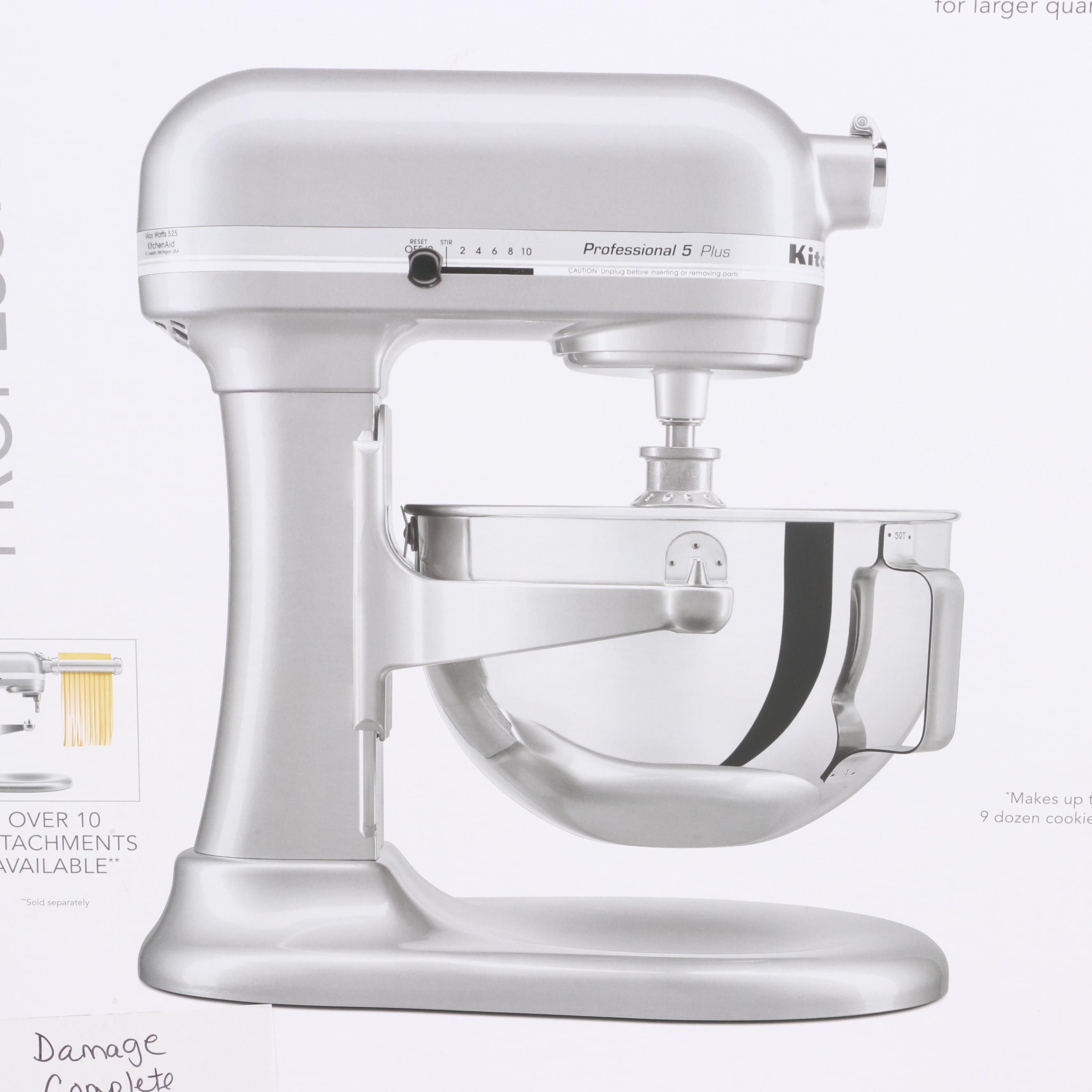 KitchenAid Professional 5 Plus Metallic Chrome 5 Quart Bowl-Lift Stand Mixer