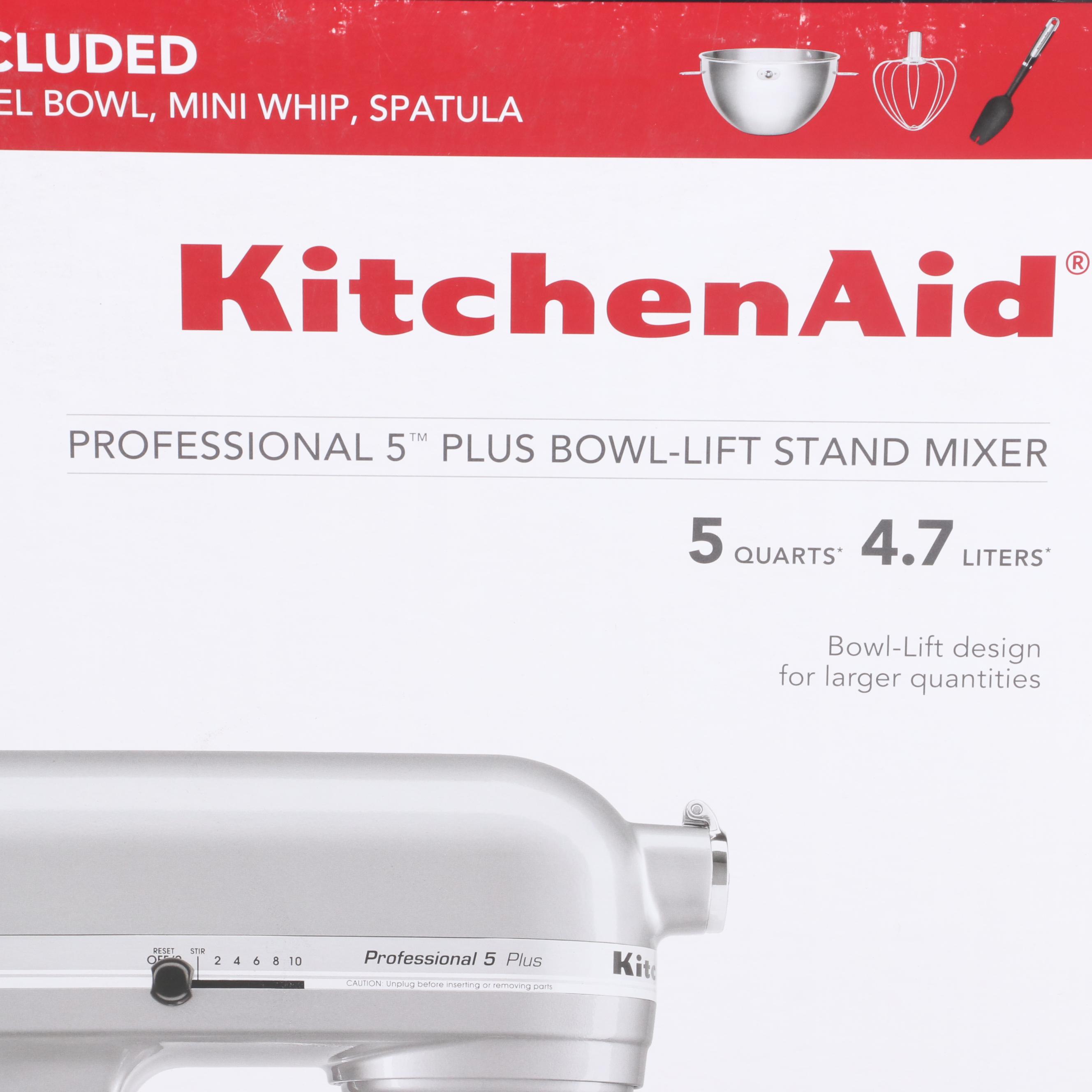 KitchenAid Professional 5 Plus Metallic Chrome 5 Quart Bowl-Lift Stand Mixer