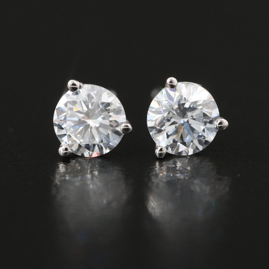 14K 0.64 CTW Diamond Stud Earrings