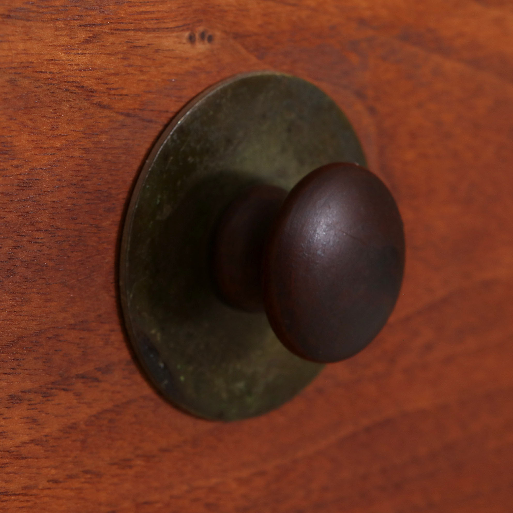 Founders Mid Century Modern Walnut and Cane Buffet