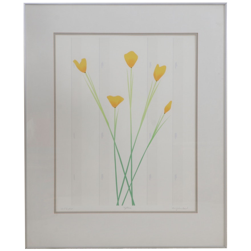 Roy Woodard Lithograph "Yellow"