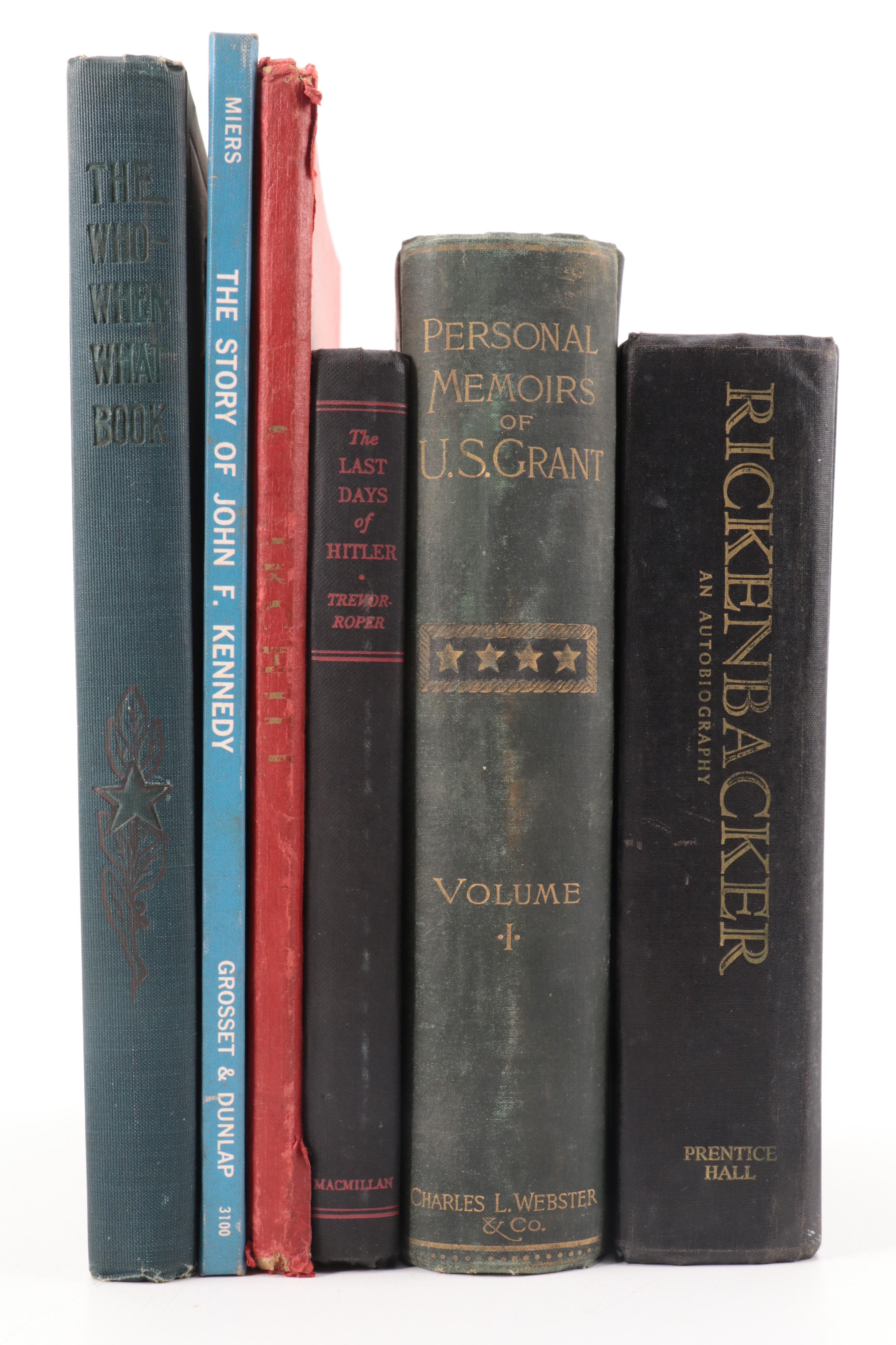 Signed "Rickenbacker: An Autobiography" by Edward V. Rickenbacker and More