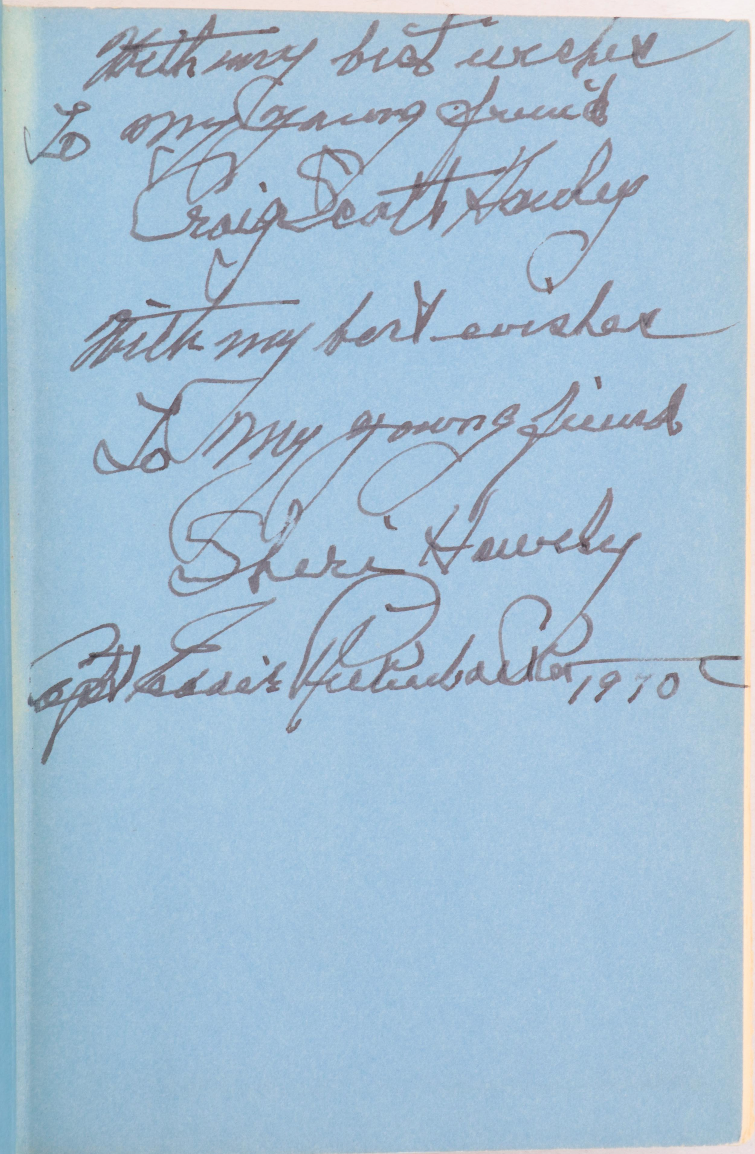 Signed "Rickenbacker: An Autobiography" by Edward V. Rickenbacker and More