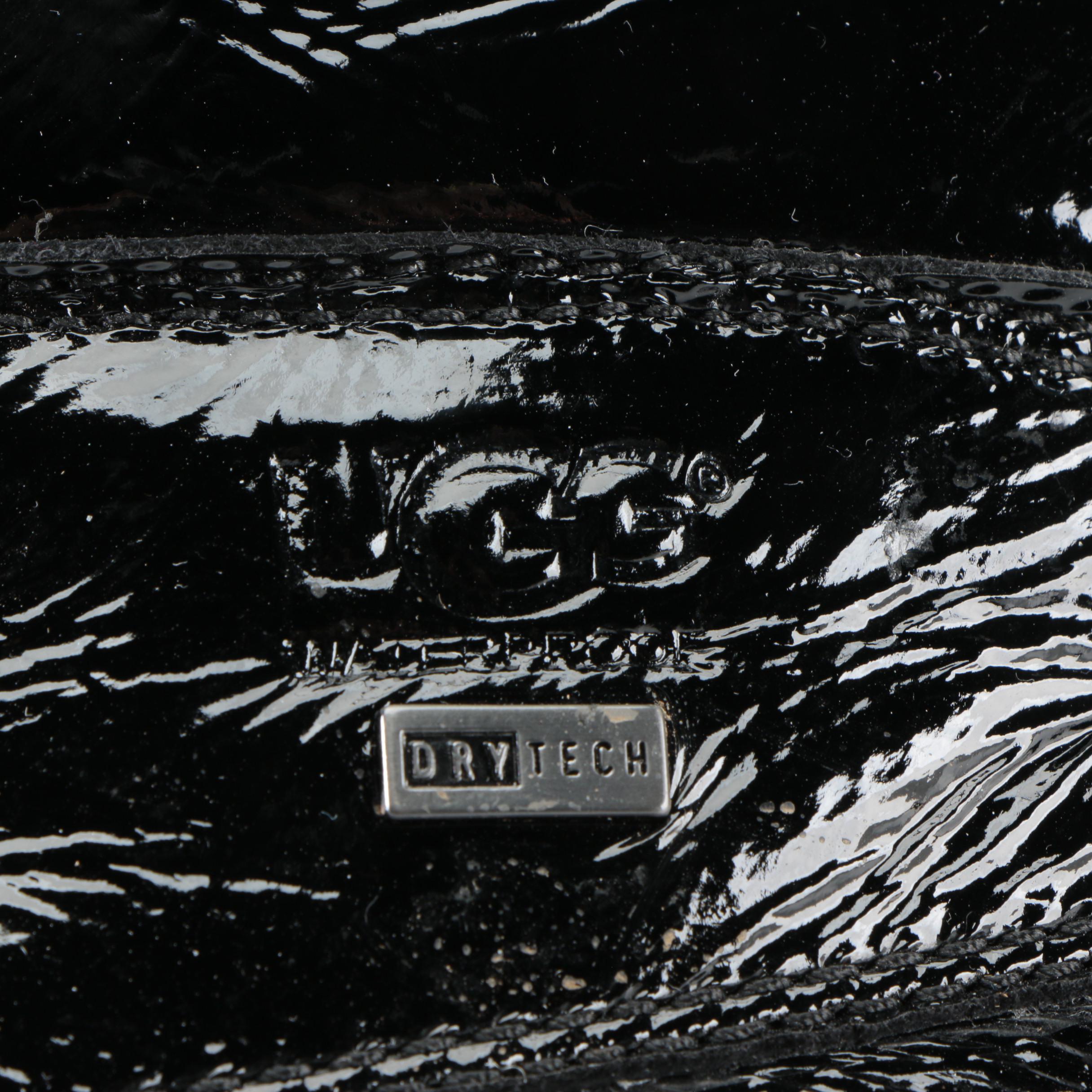 Ugg Adirondack Boot III Black Patent Leather Waterproof Insulated with Box