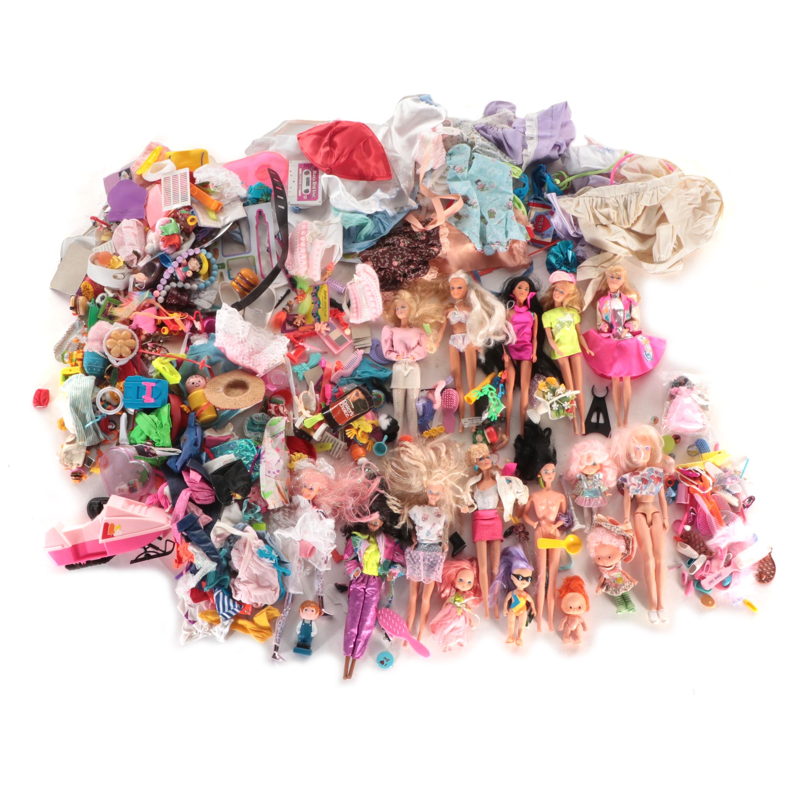 Mattel Barbie Dolls, Clothing, Accessories and Others