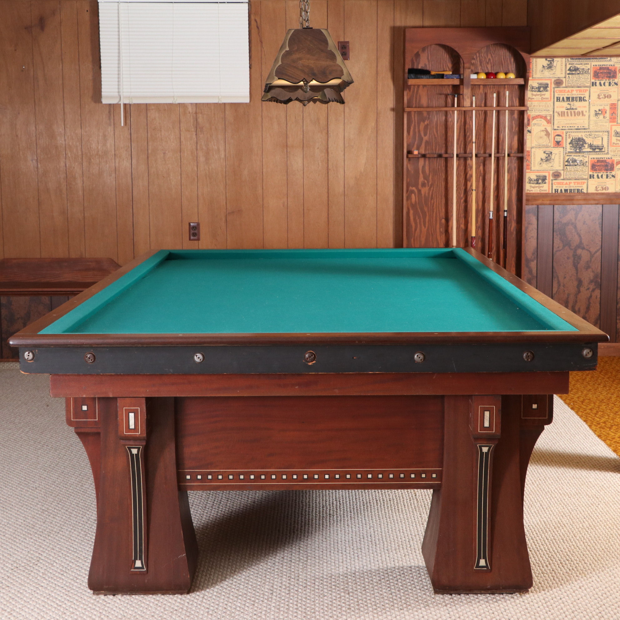 Brunswick Balke Collender Co. Billiards Table, Early 20th Century.
