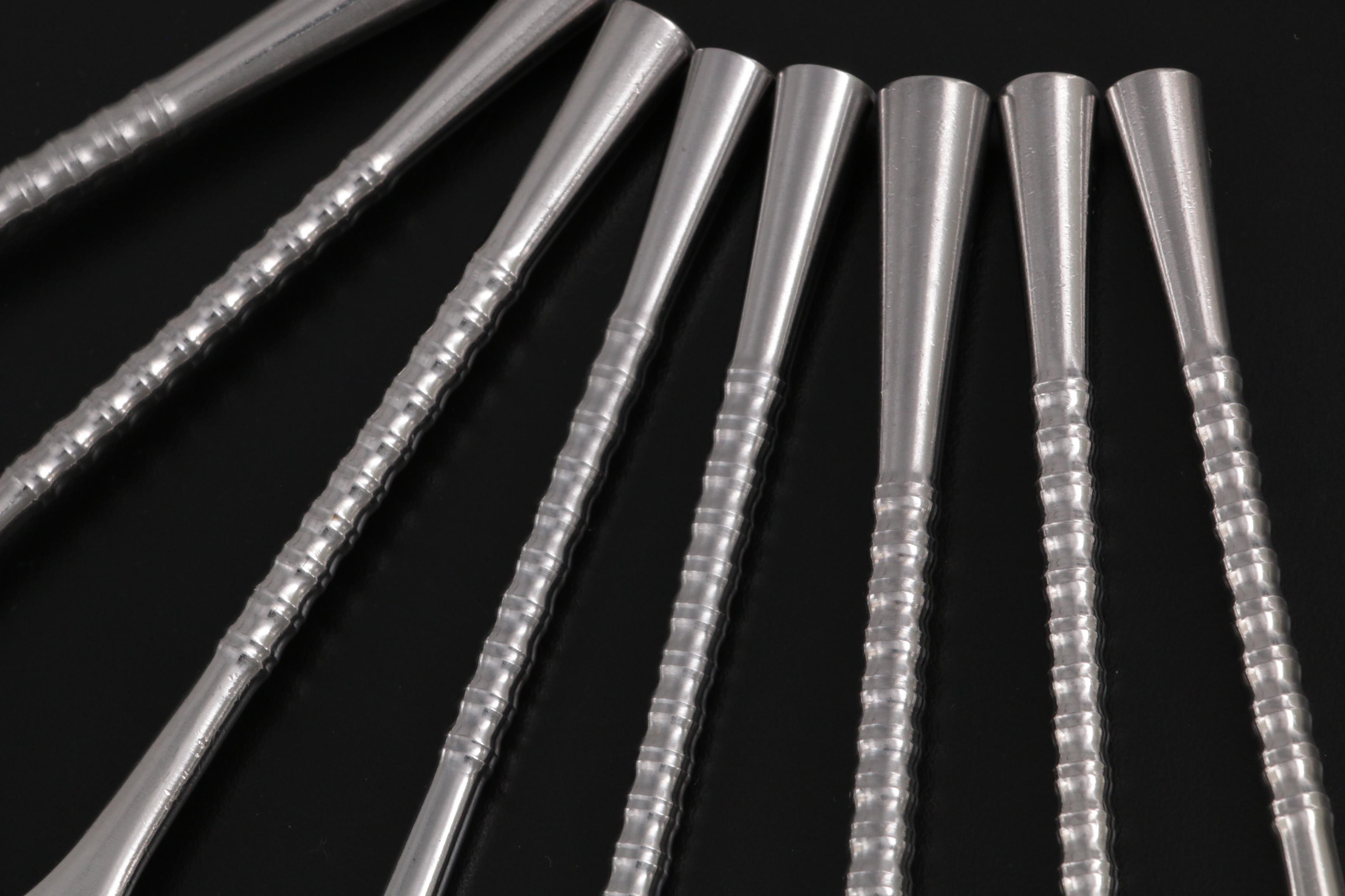 Dansk "Jette" Stainless Steel Flatware and Serving Utensils, Mid-20th Century