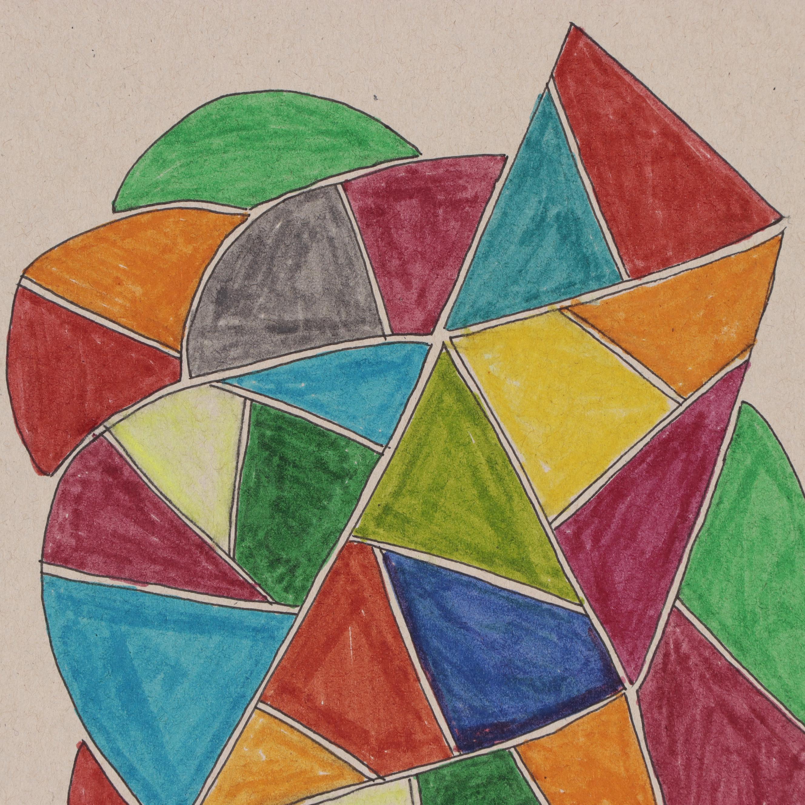 Abstract Geometric Ink Drawings