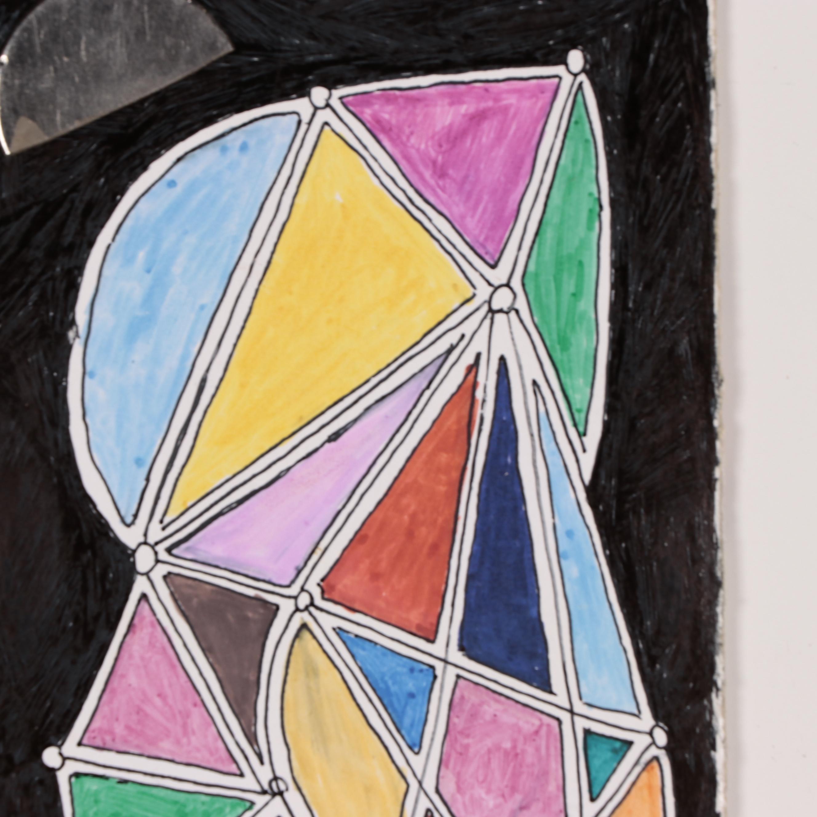 Abstract Geometric Ink Drawings