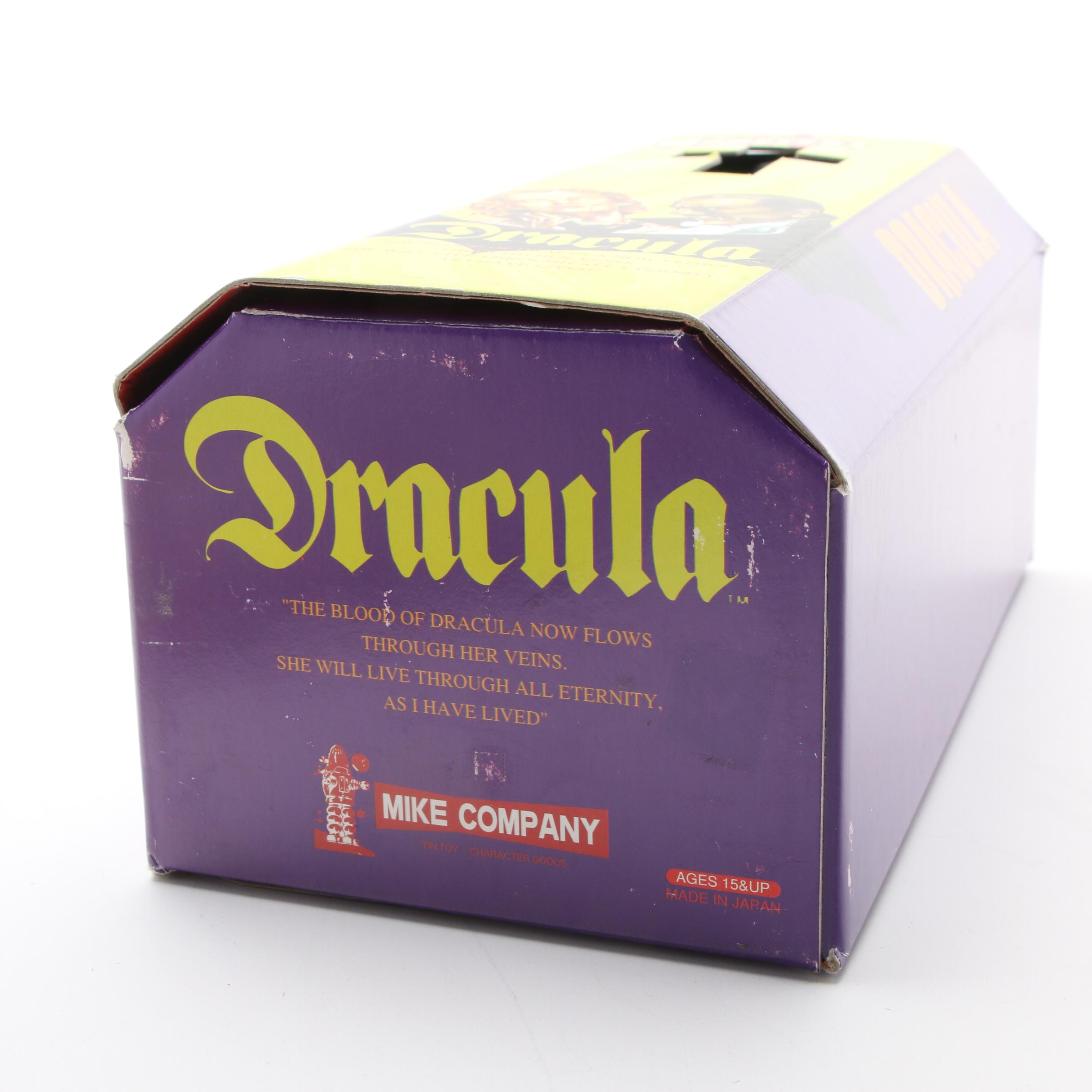 Dracula Wind-Up Walking Tin Toy by Mike Company, 1990s