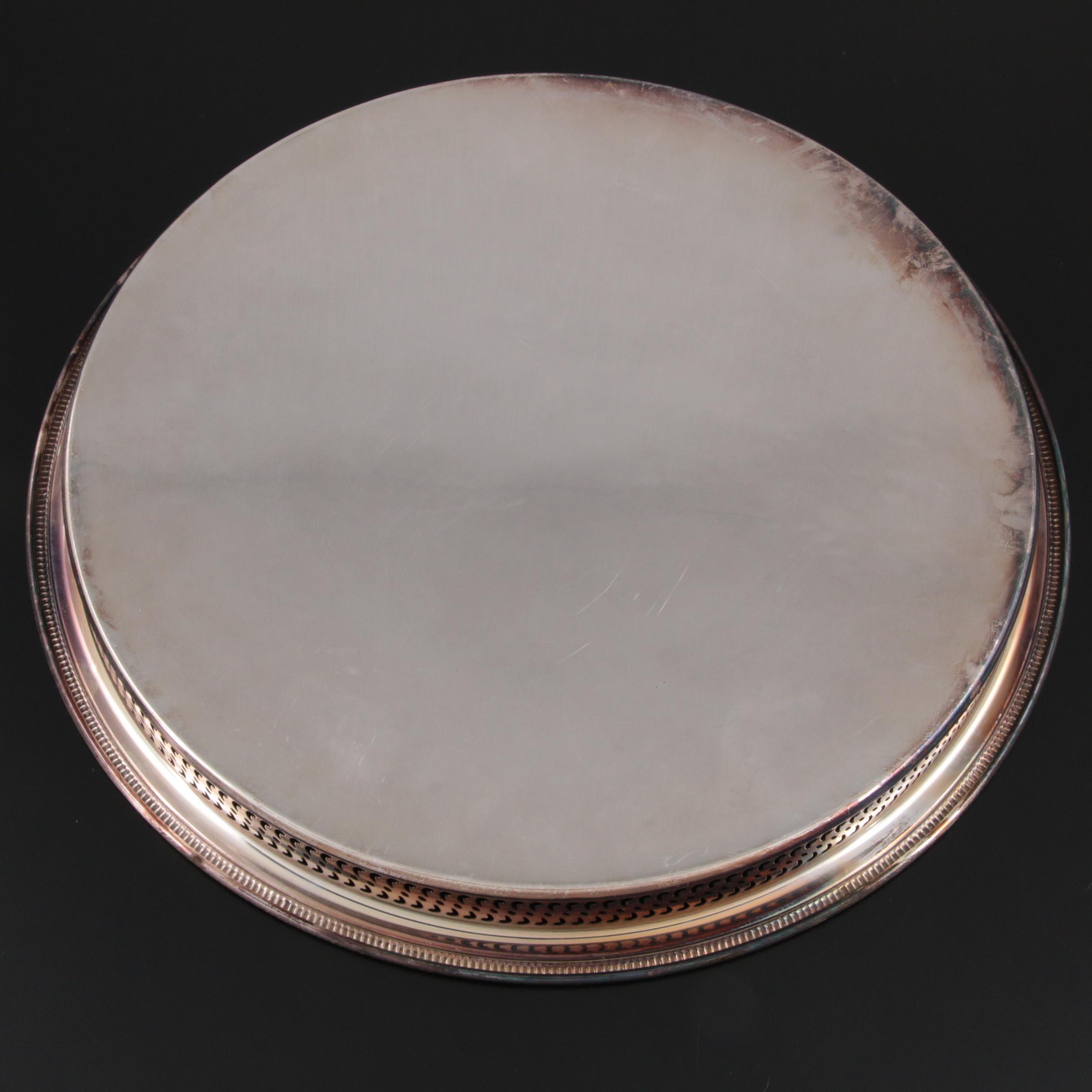 Oneida "Maybrook" Silver Plate Meat Platter and Other Trays