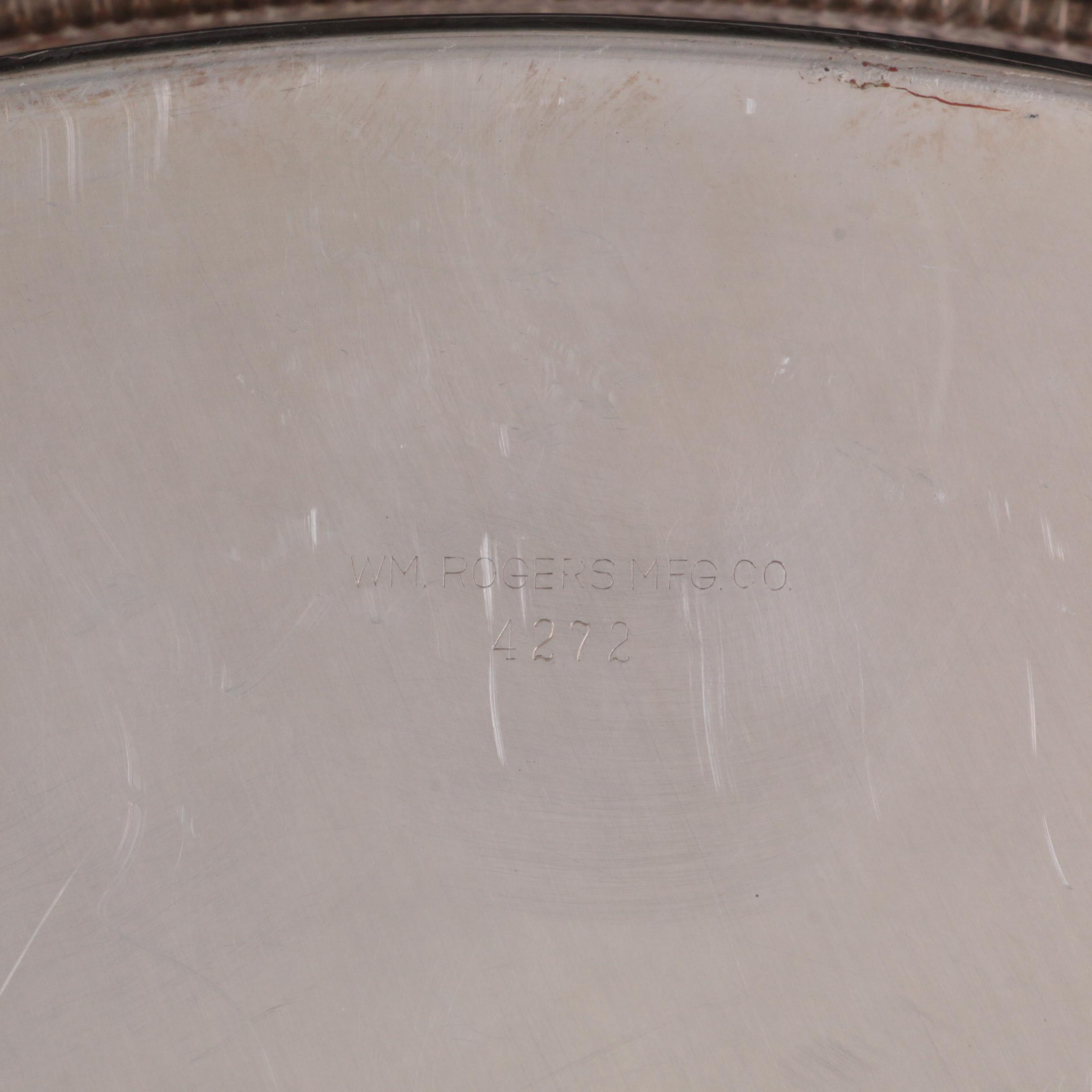 Oneida "Maybrook" Silver Plate Meat Platter and Other Trays