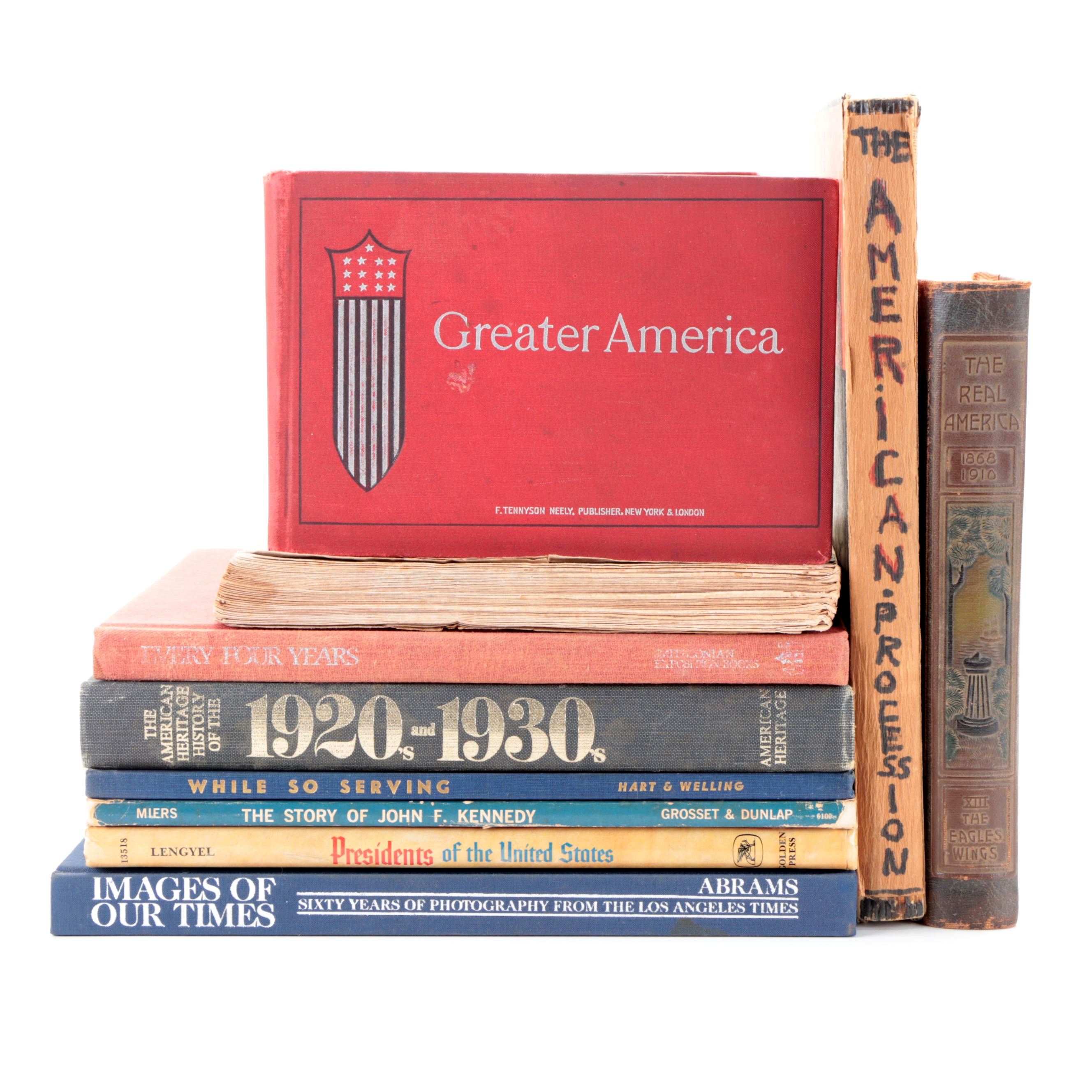 1980 First Edition "Every Four Years" with Other American History Books