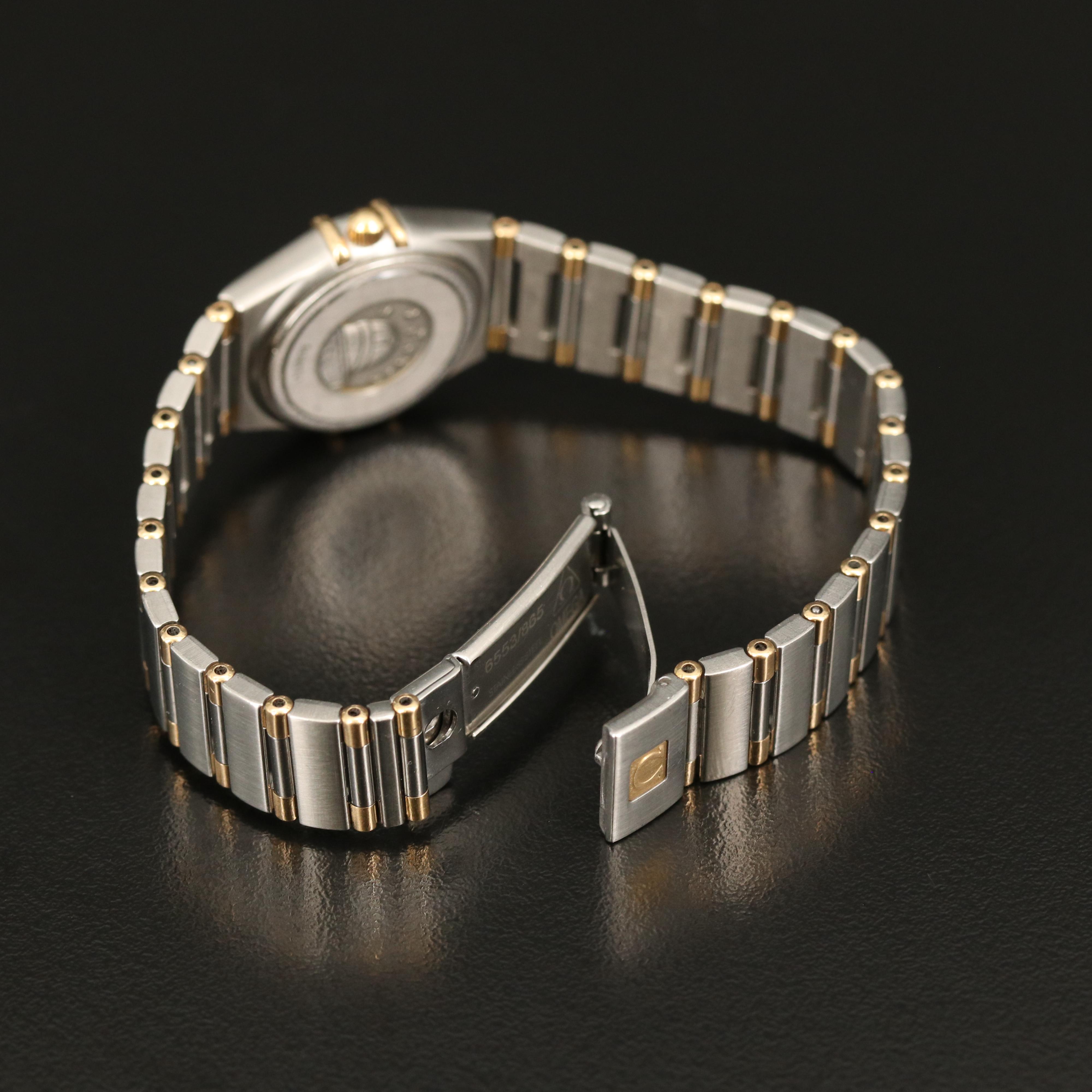 Omega Constellation Diamond Stainless Steel Watch
