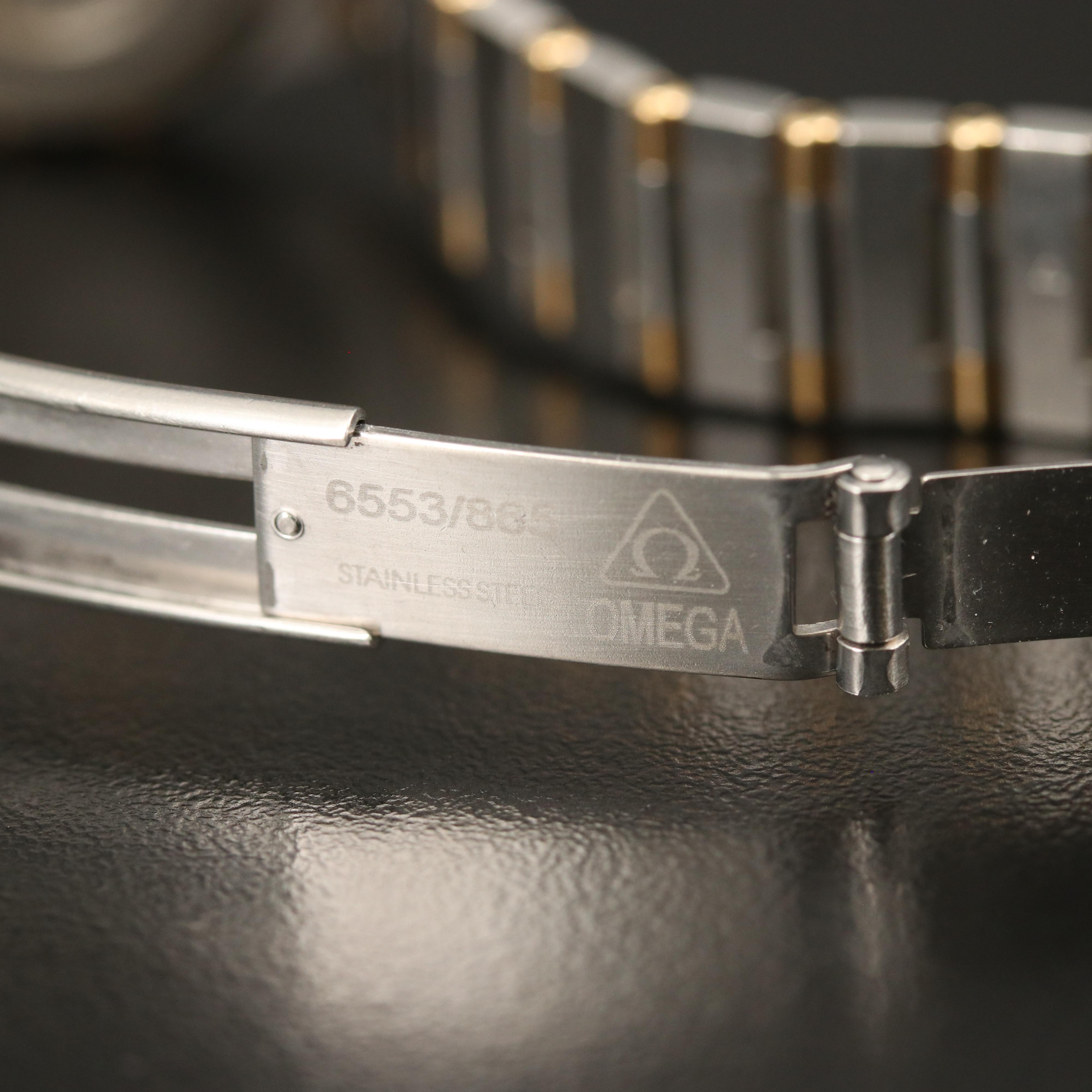 Omega Constellation Diamond Stainless Steel Watch