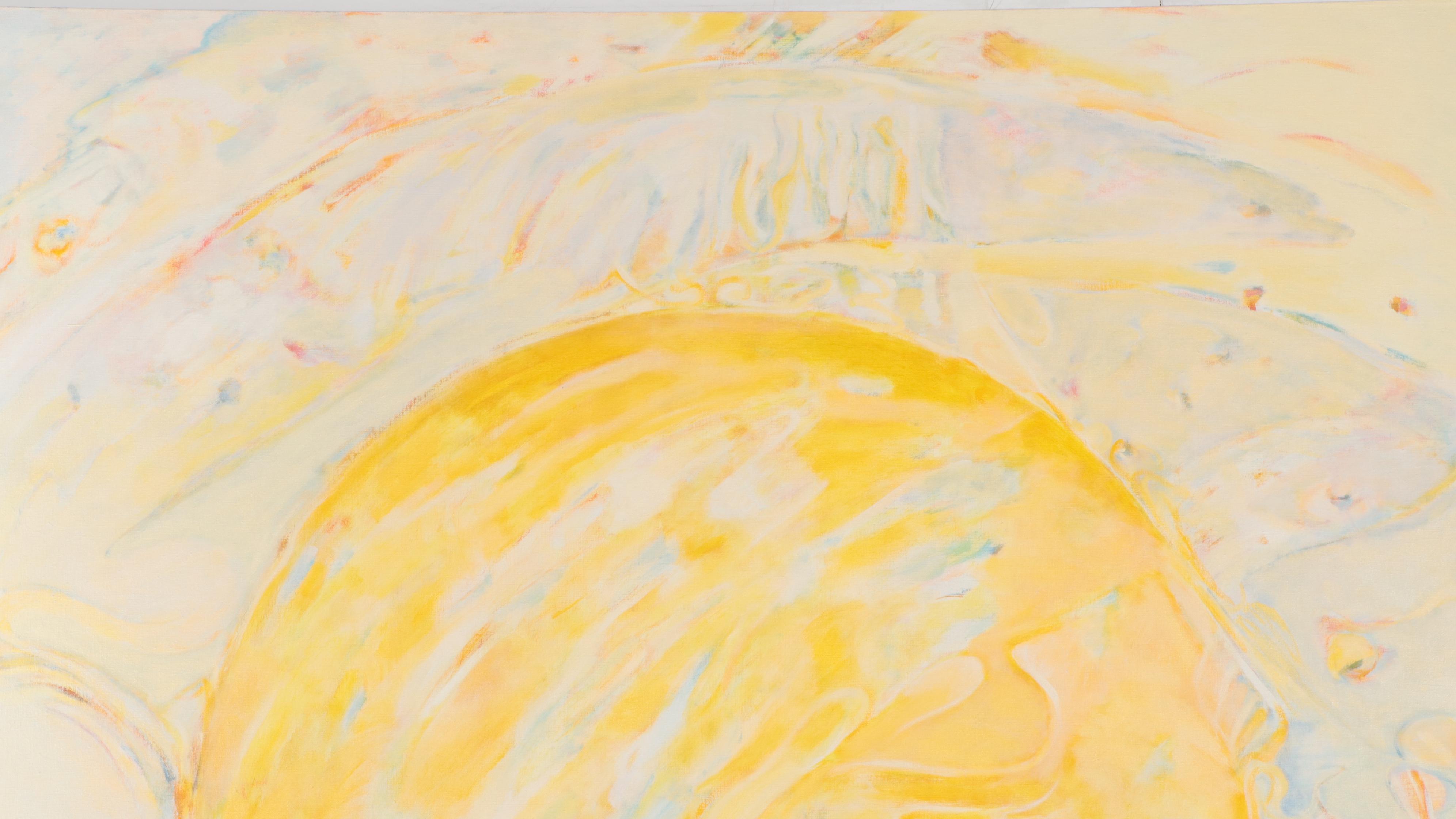 Ronald D. Newman Large-Scale Abstract Oil Painting, Circa 1975