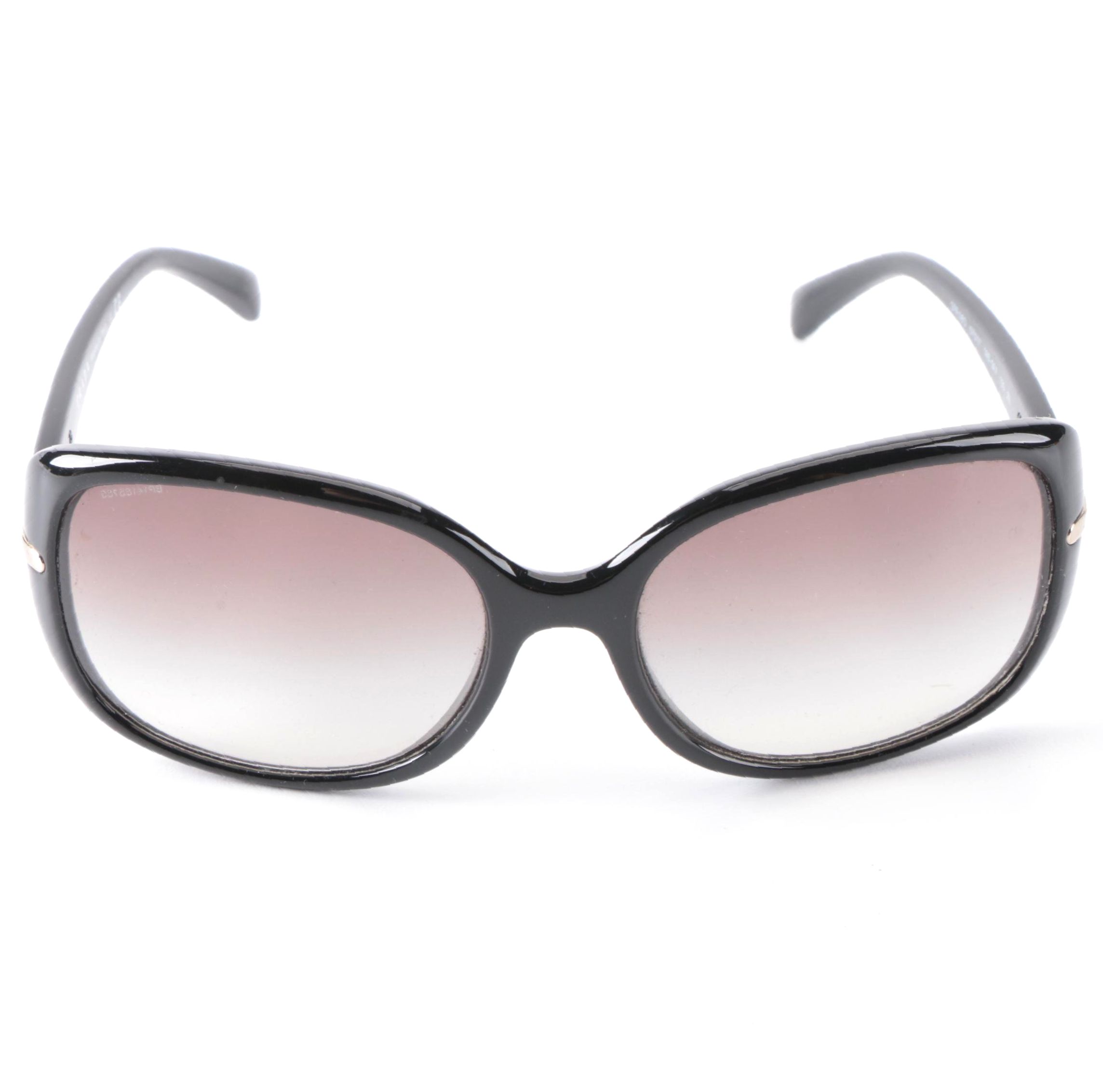 Prada SPR08O Sunglasses in Black with Case