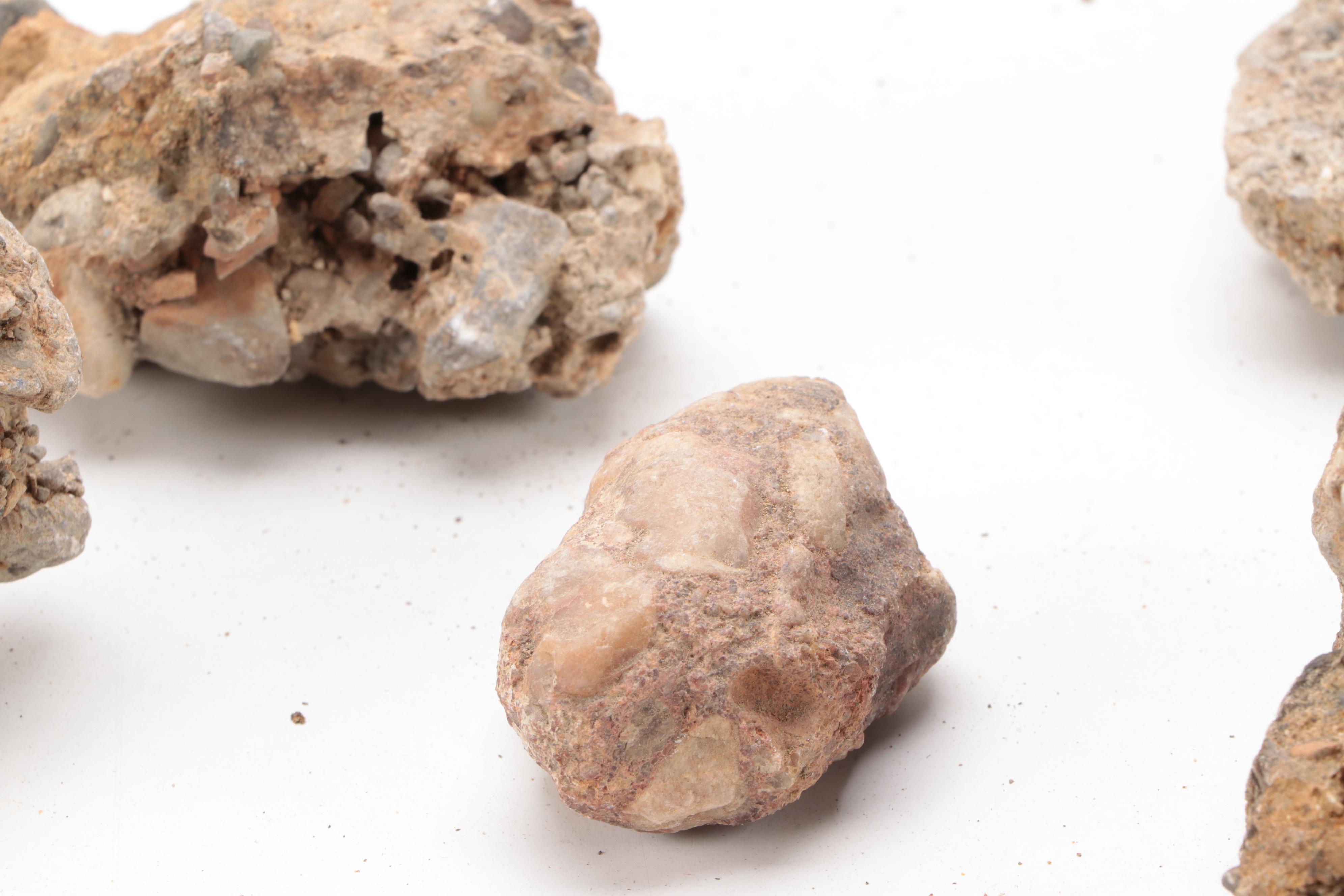 Mica and Glacial Conglomerate Specimens