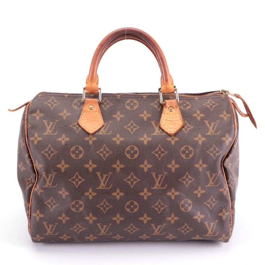 Louis Vuitton Speedy 30 in Monogram Canvas and Leather