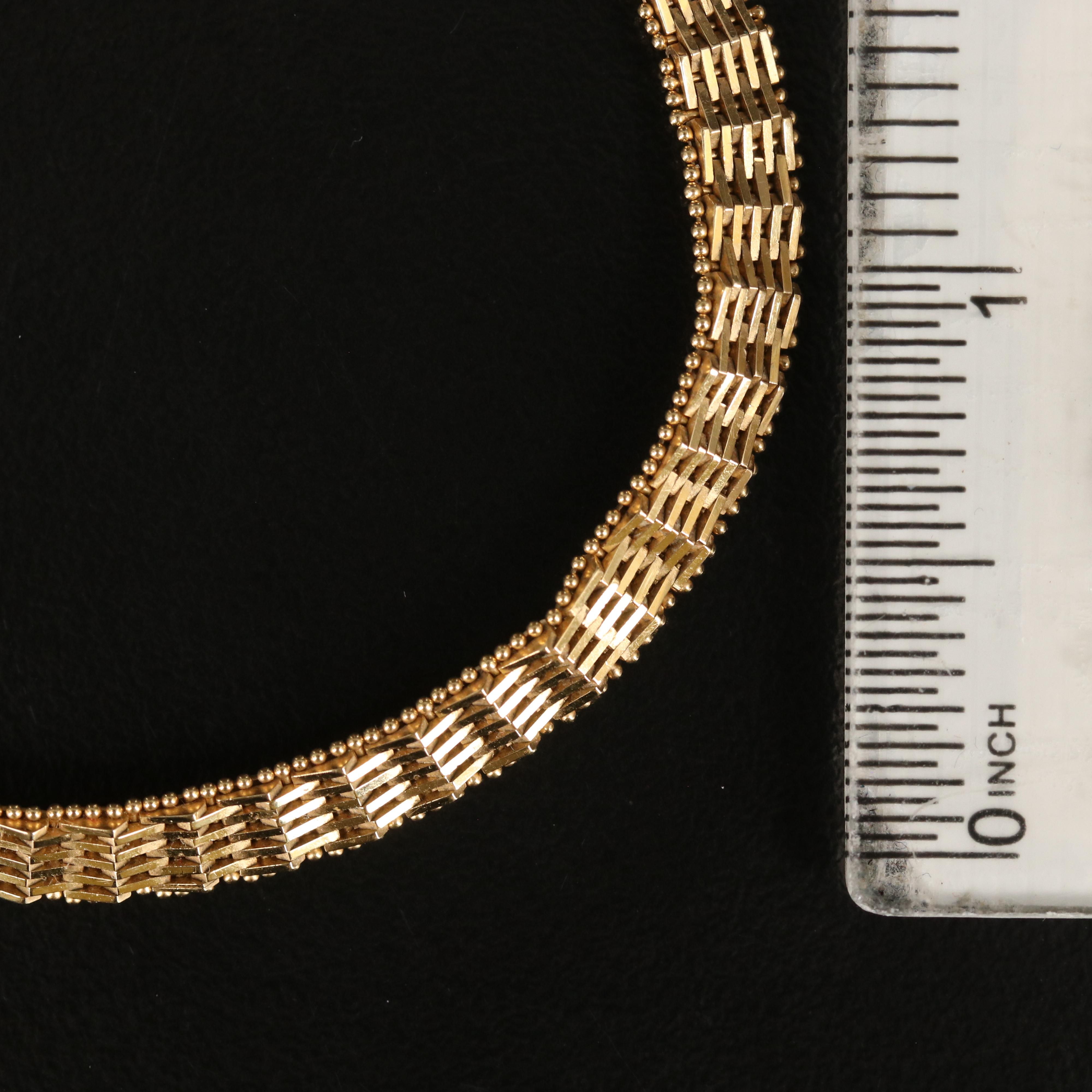 18K Riccio Chain Bracelet