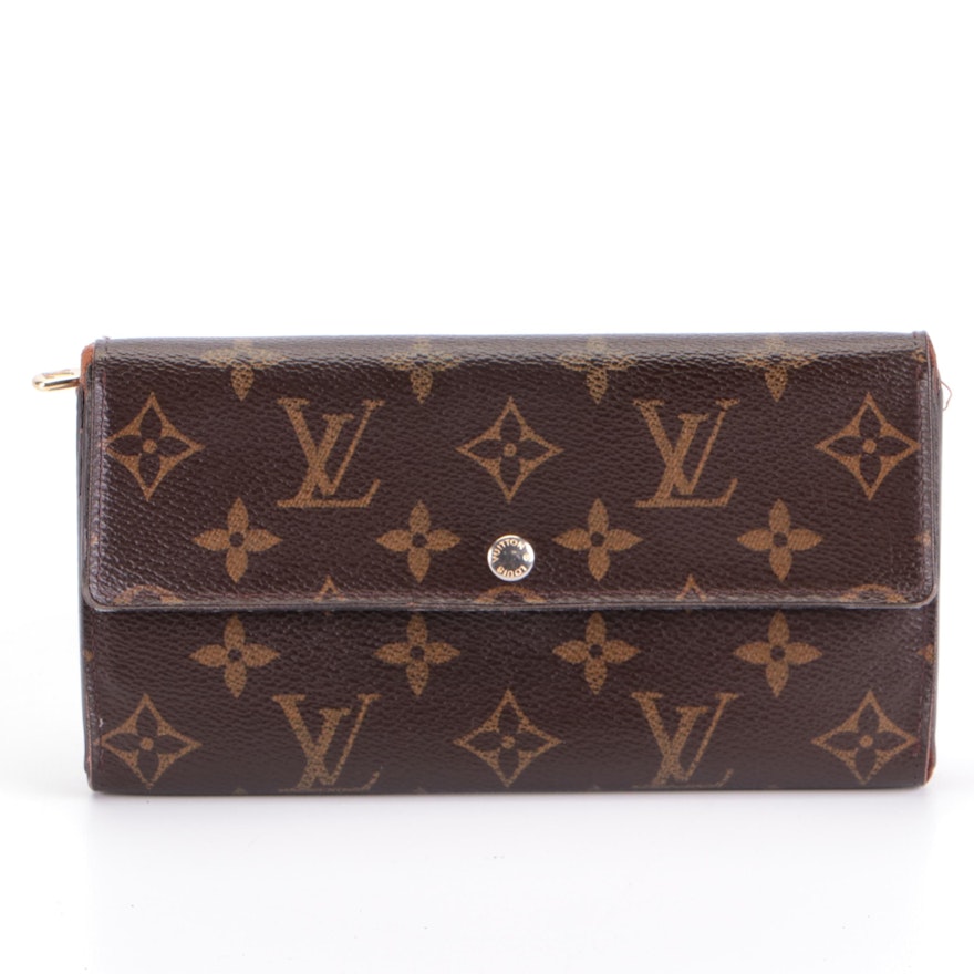 Louis Vuitton Sarah Wallet in Monogram Canvas