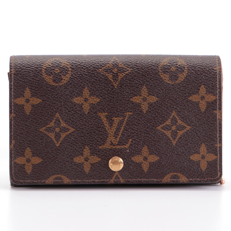 Louis Vuitton Porte-Monnaie Billets Trésor in Monogram Canvas