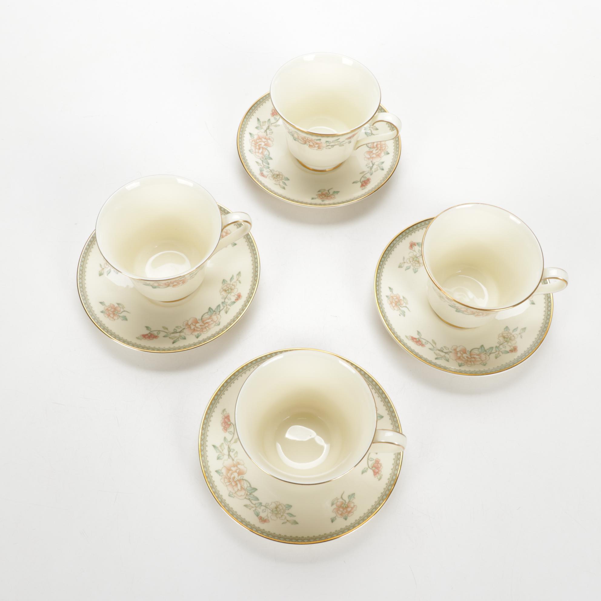 Minton "Jasmine" Bone China Dinnerware and Serving Pieces, 1978-1997