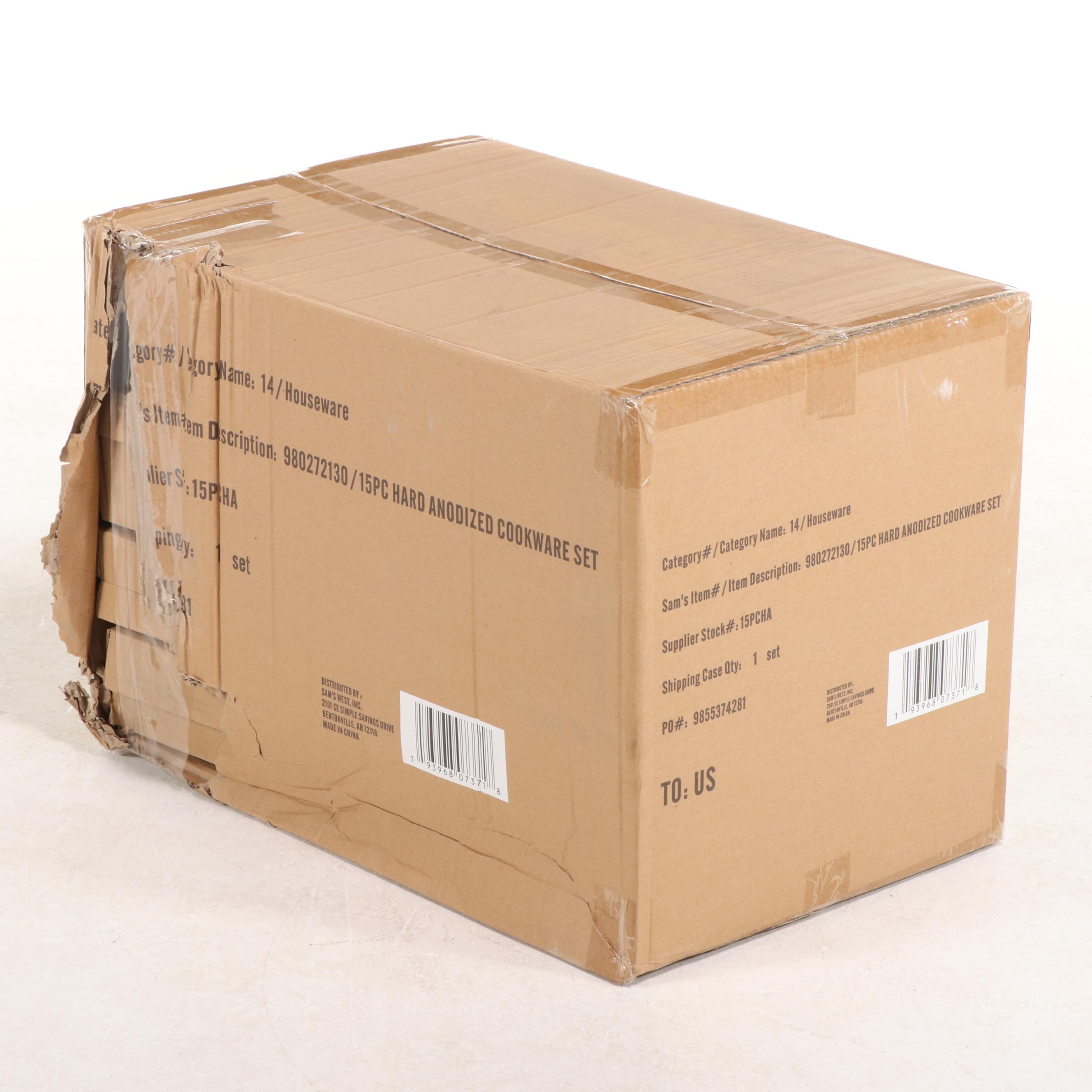 Member's Mark 15-Piece Heavy-Gauge Anodized Nonstick Cookware Set