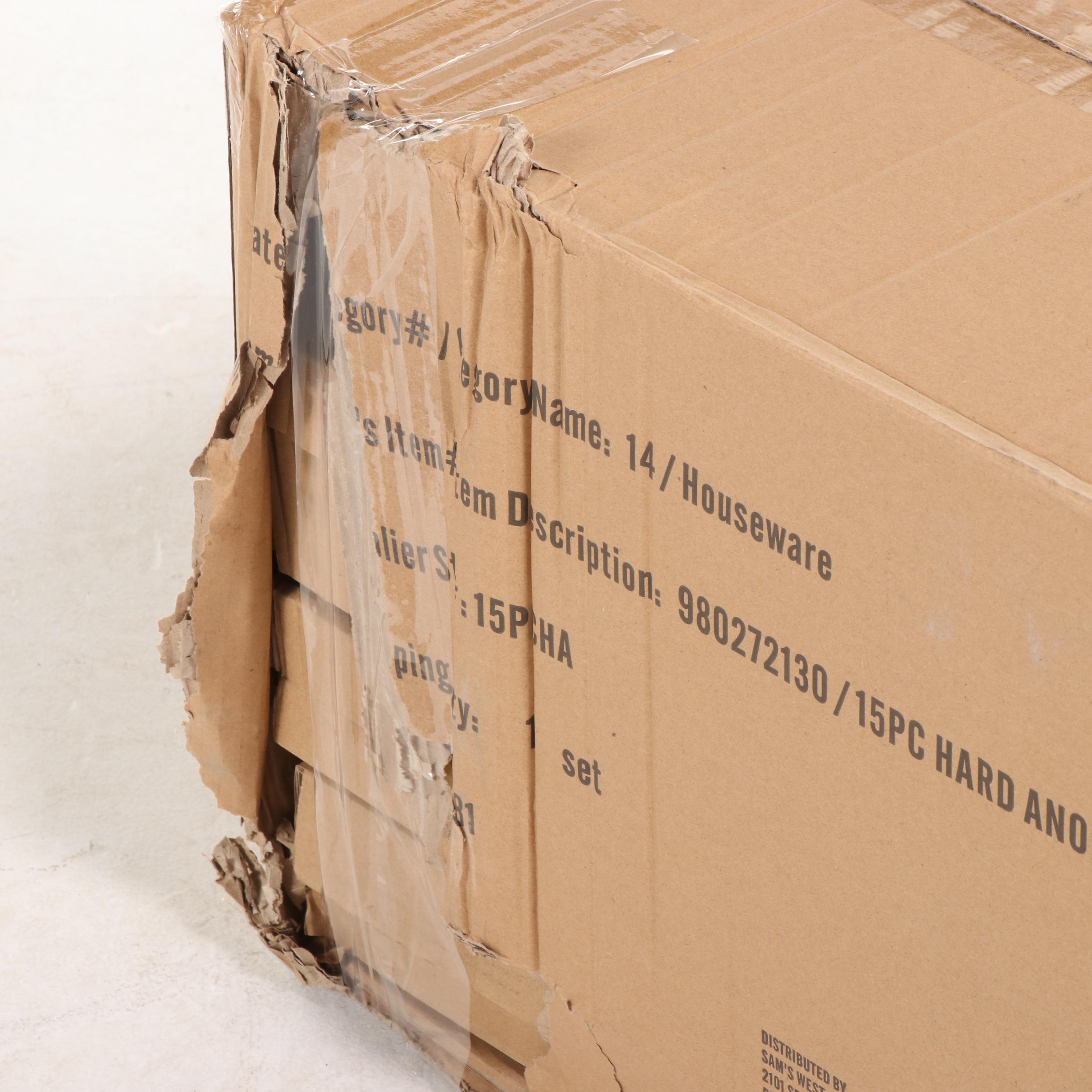 Member's Mark 15-Piece Heavy-Gauge Anodized Nonstick Cookware Set