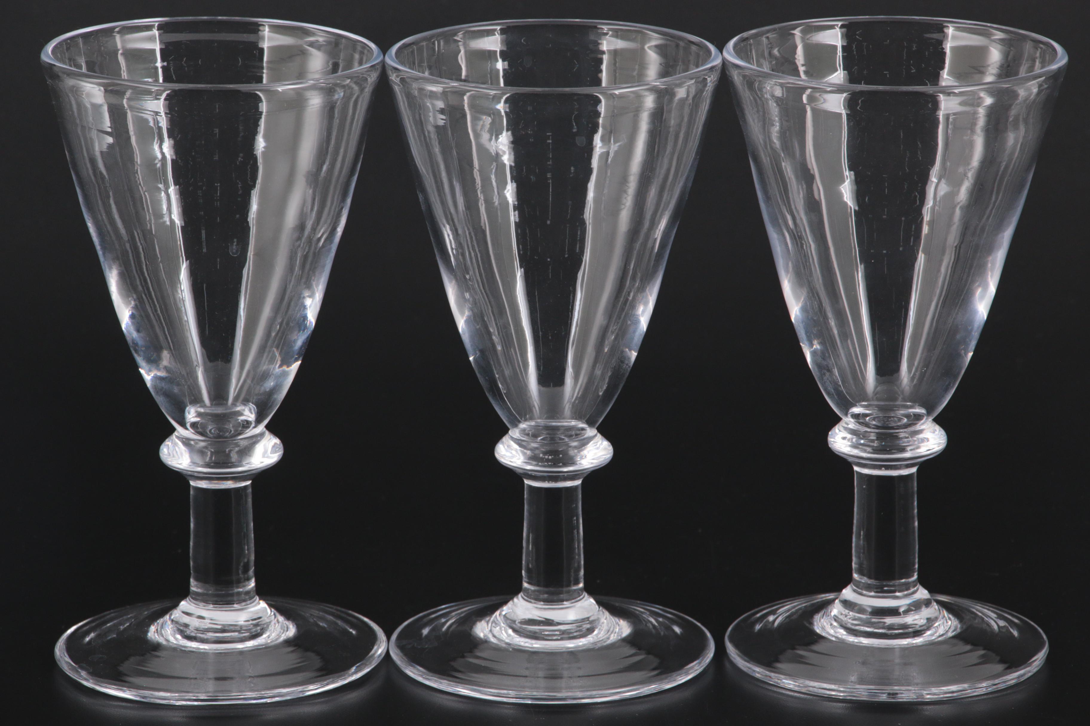 Simon Pearce "Wellesley", "Hartland", and "Cavendish" Glass Stemware